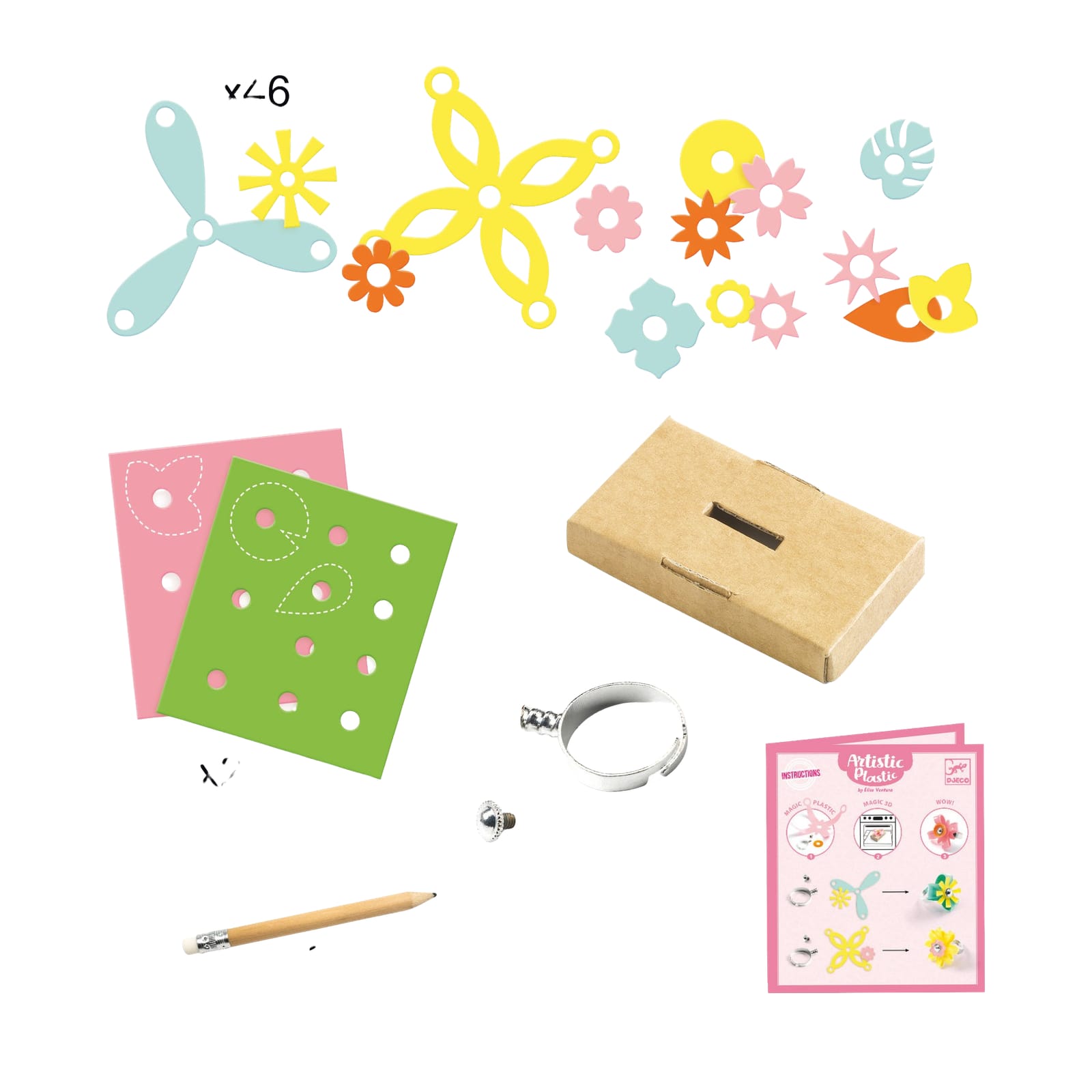 Artistic Plastic Craft Set - Ring Collection