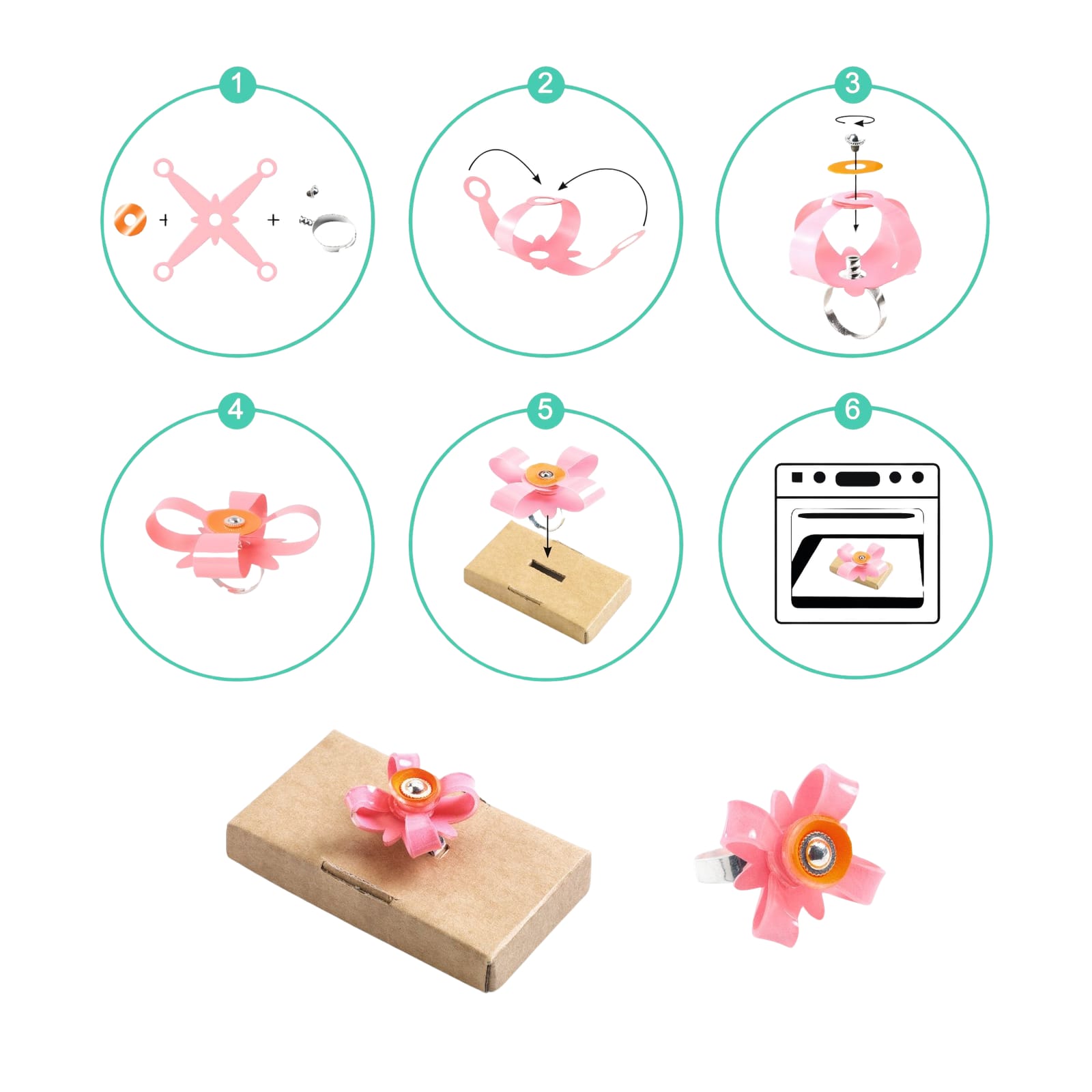 Artistic Plastic Craft Set - Ring Collection