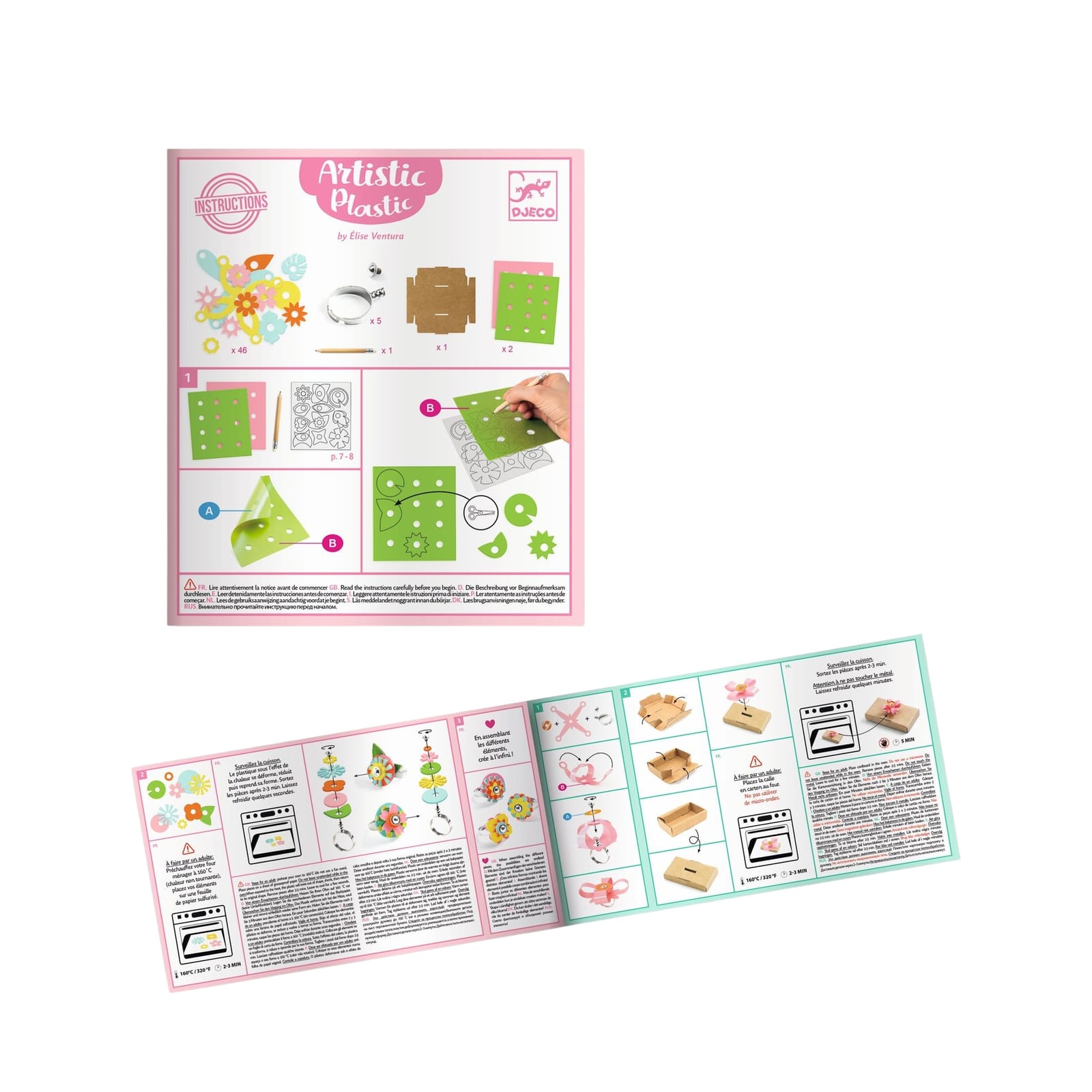 Artistic Plastic Craft Set - Ring Collection