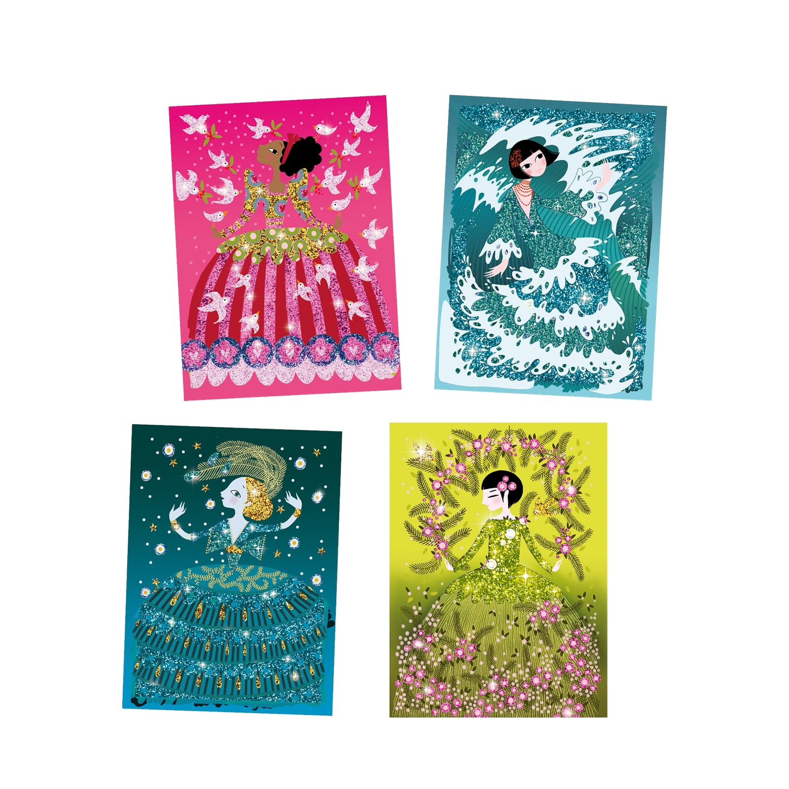 Glitter Craft Set - Glitter Dresses
