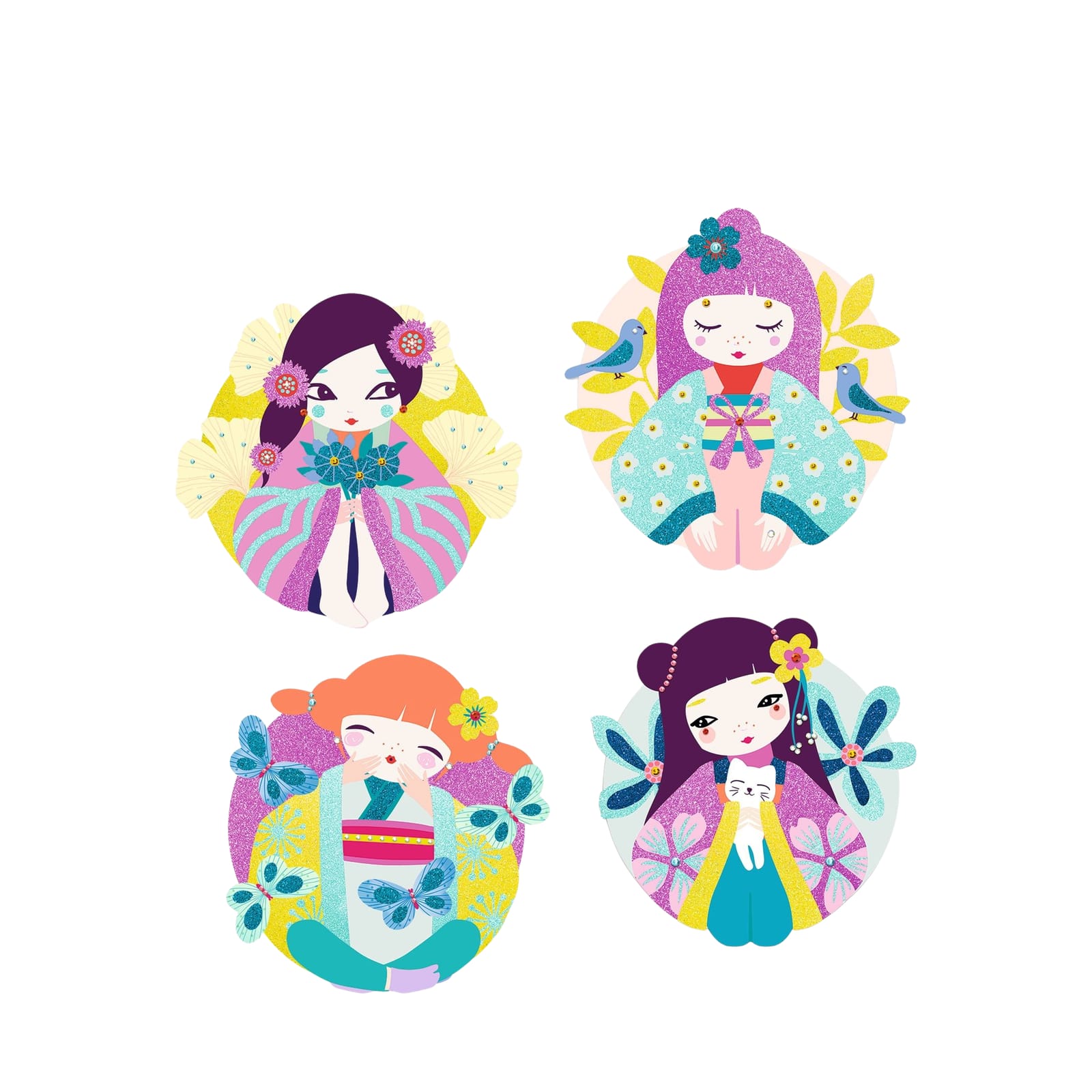Glitter Craft Set - Onnanoko