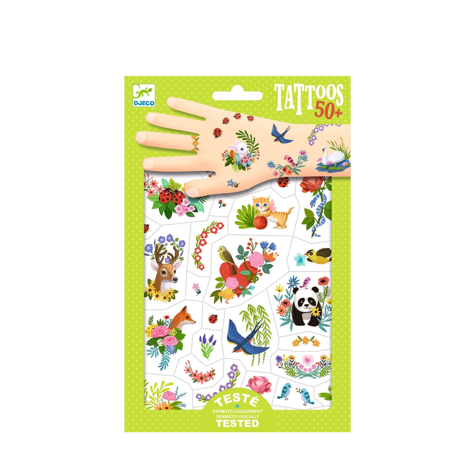 50 Temporary Tattoos - Happy Spring