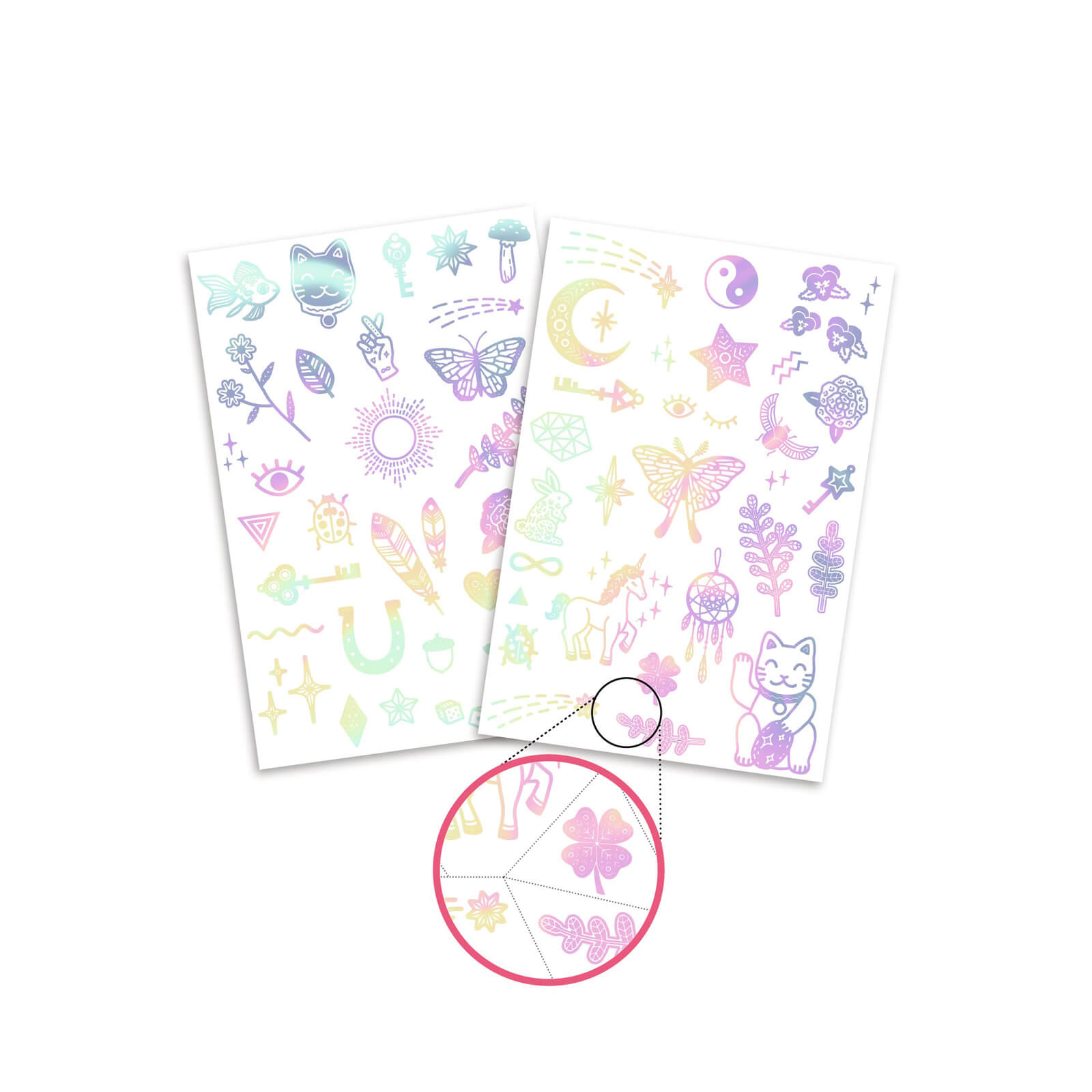 50 Temporary Tattoos - Lucky Charms
