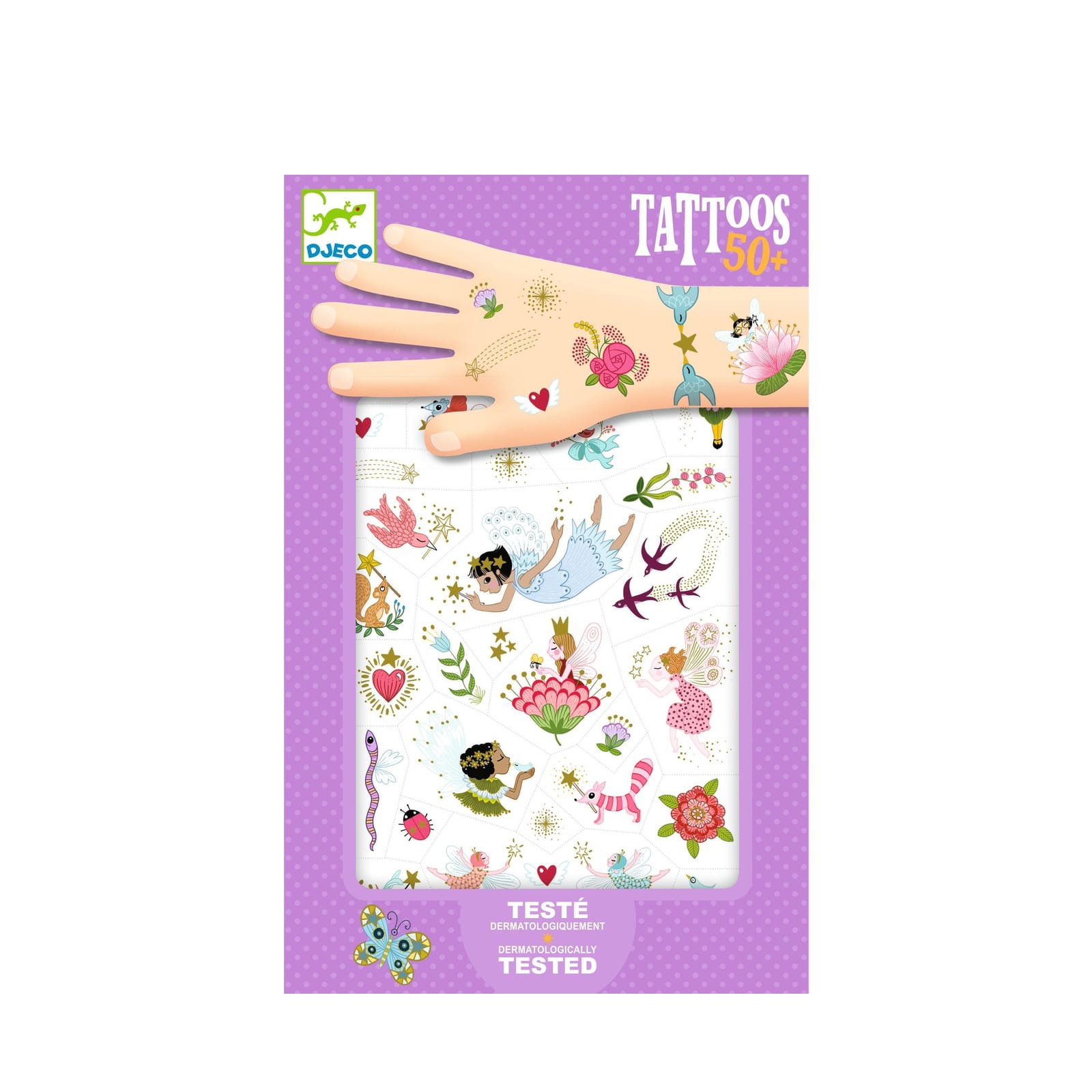 50 Temporary Tattoos - Fairy Friends