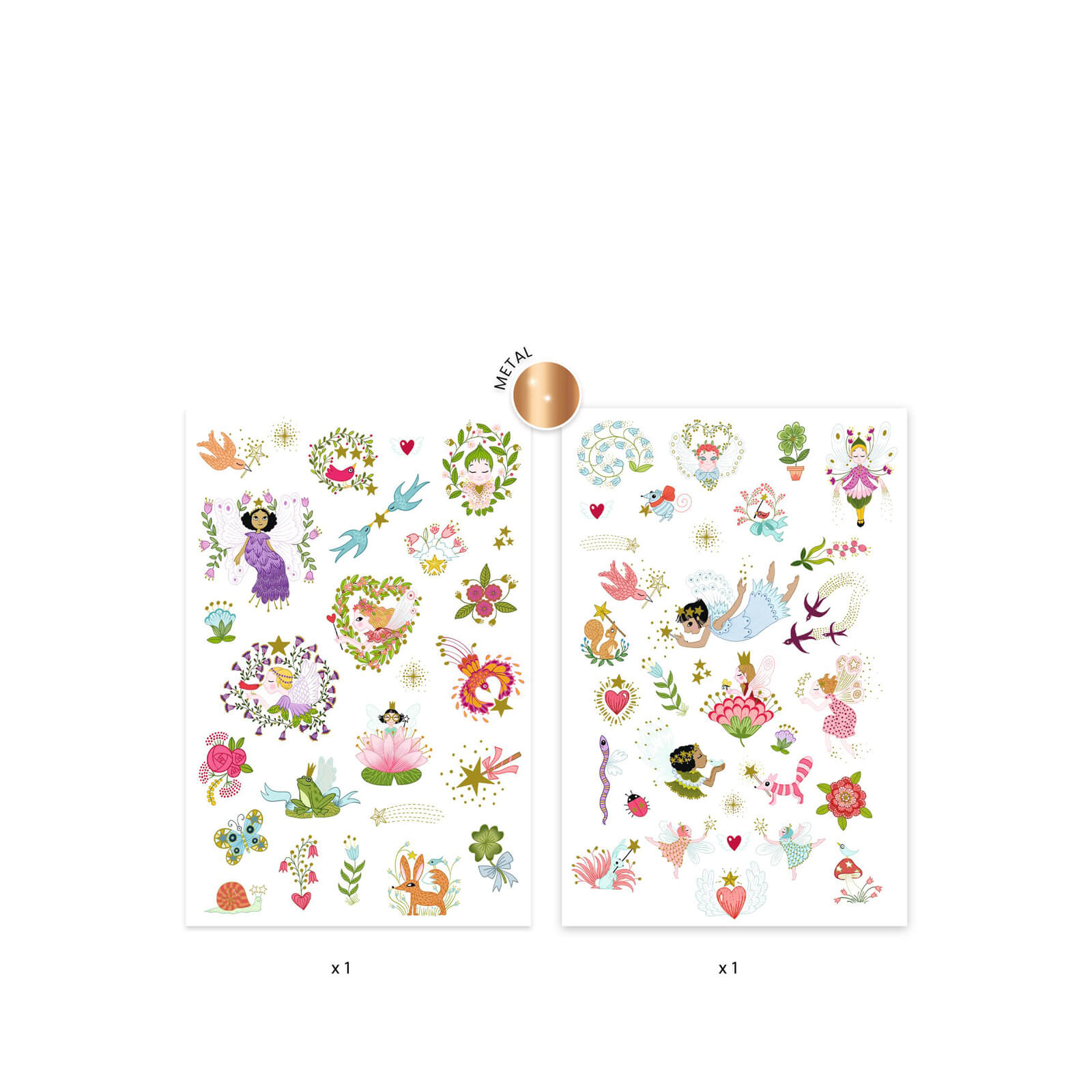 50 Temporary Tattoos - Fairy Friends