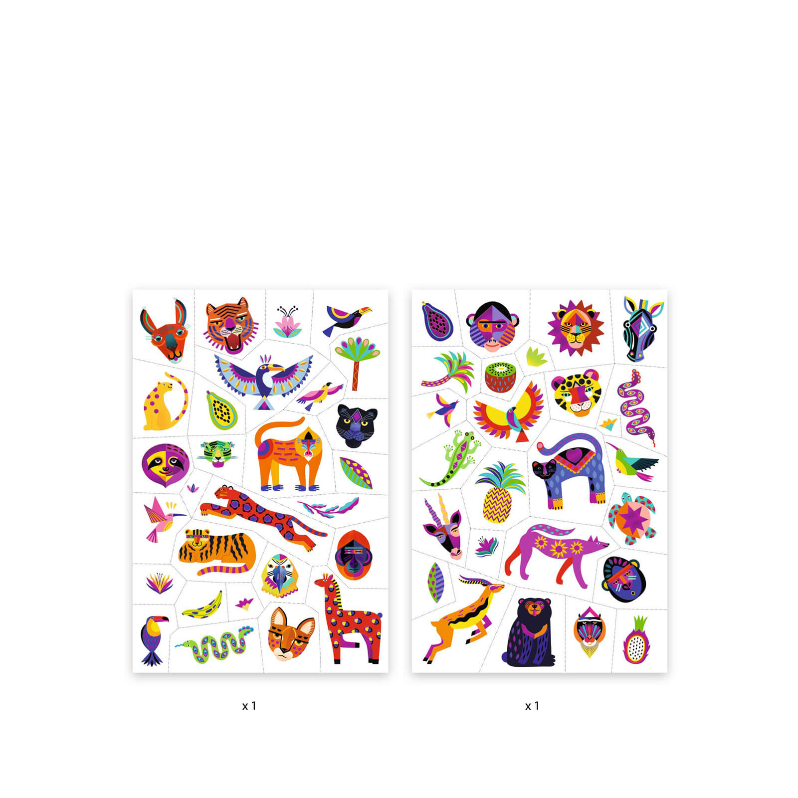 50 Temporary Tattoos - Wild Beauty