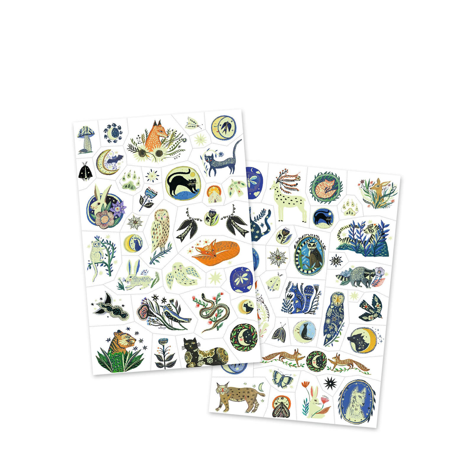 50 Temporary Tattoos - Night Time Reflections