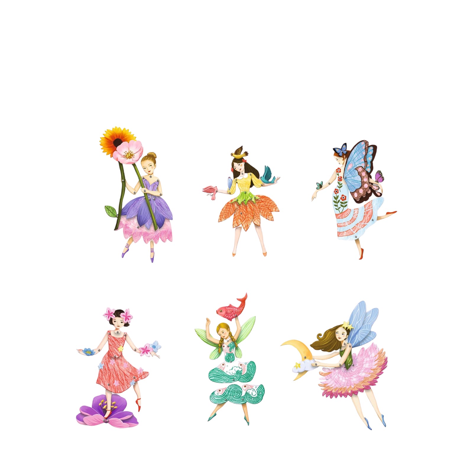Create Puppets Craft Set - Fairies