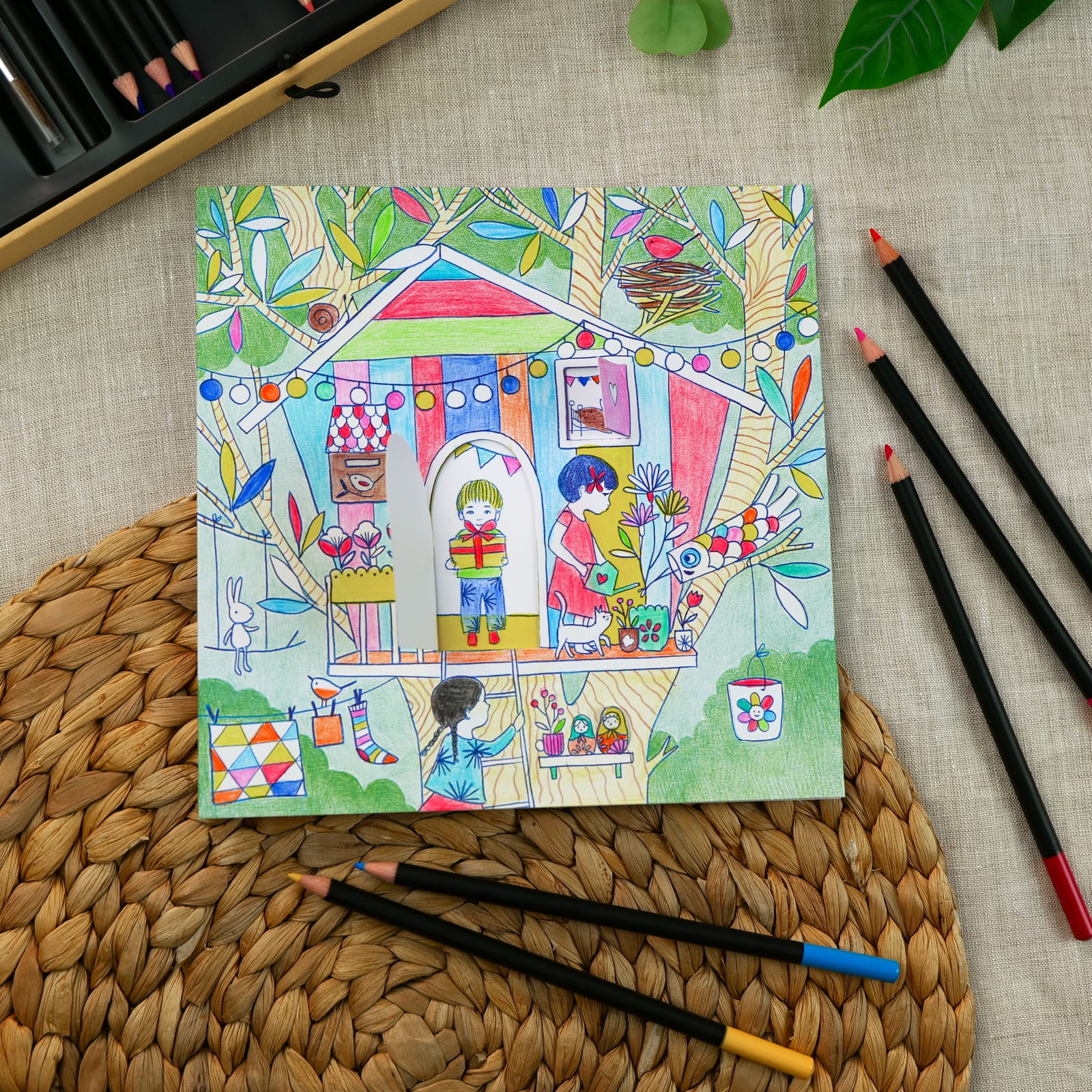 Colouring Doors Craft Set - Ninas Play Tents