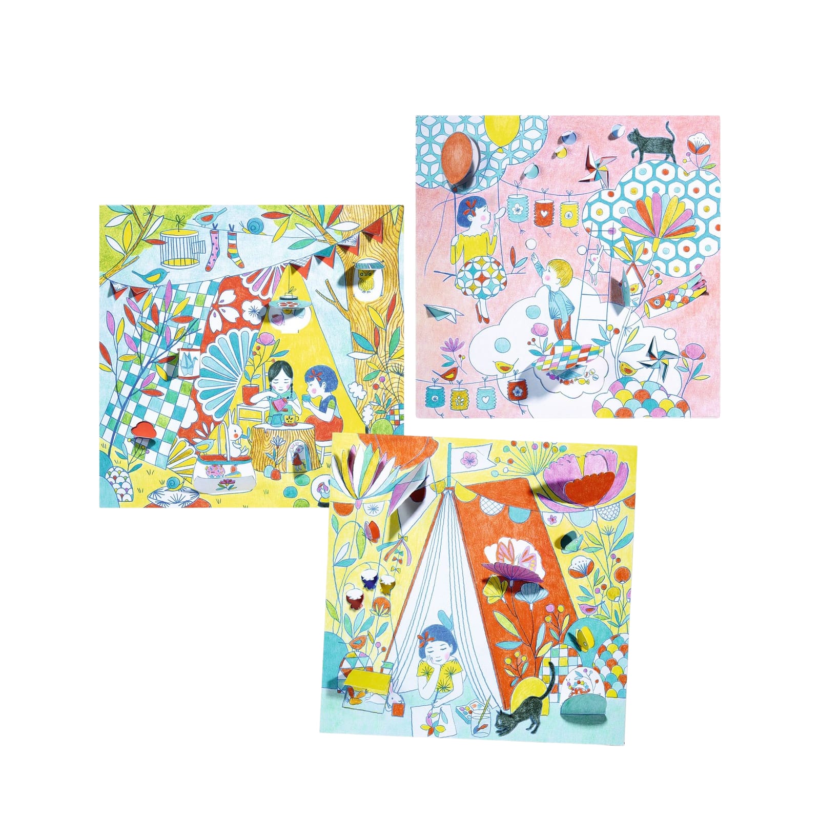 Colouring Doors Craft Set - Ninas Play Tents
