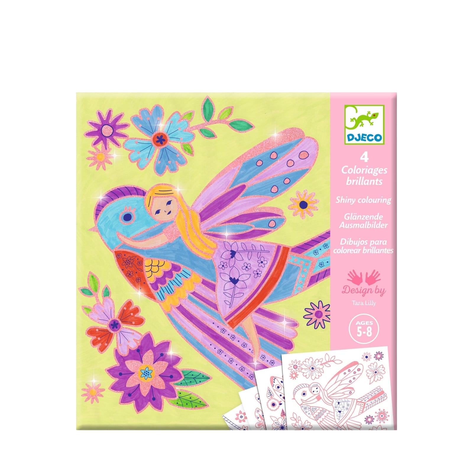 Shiny Colouring Craft Set - Little Wings