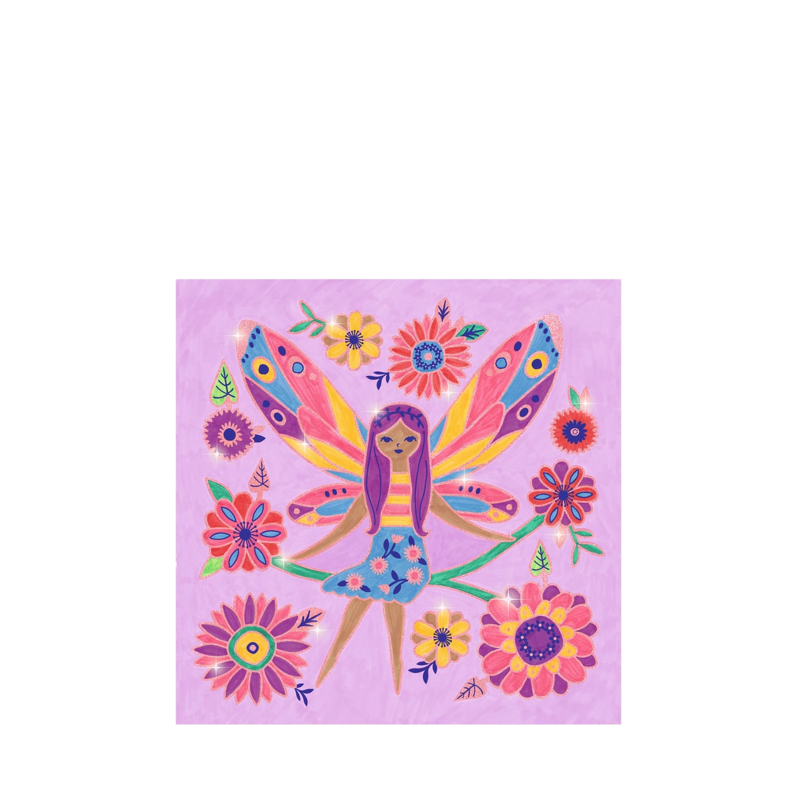 Shiny Colouring Craft Set - Little Wings