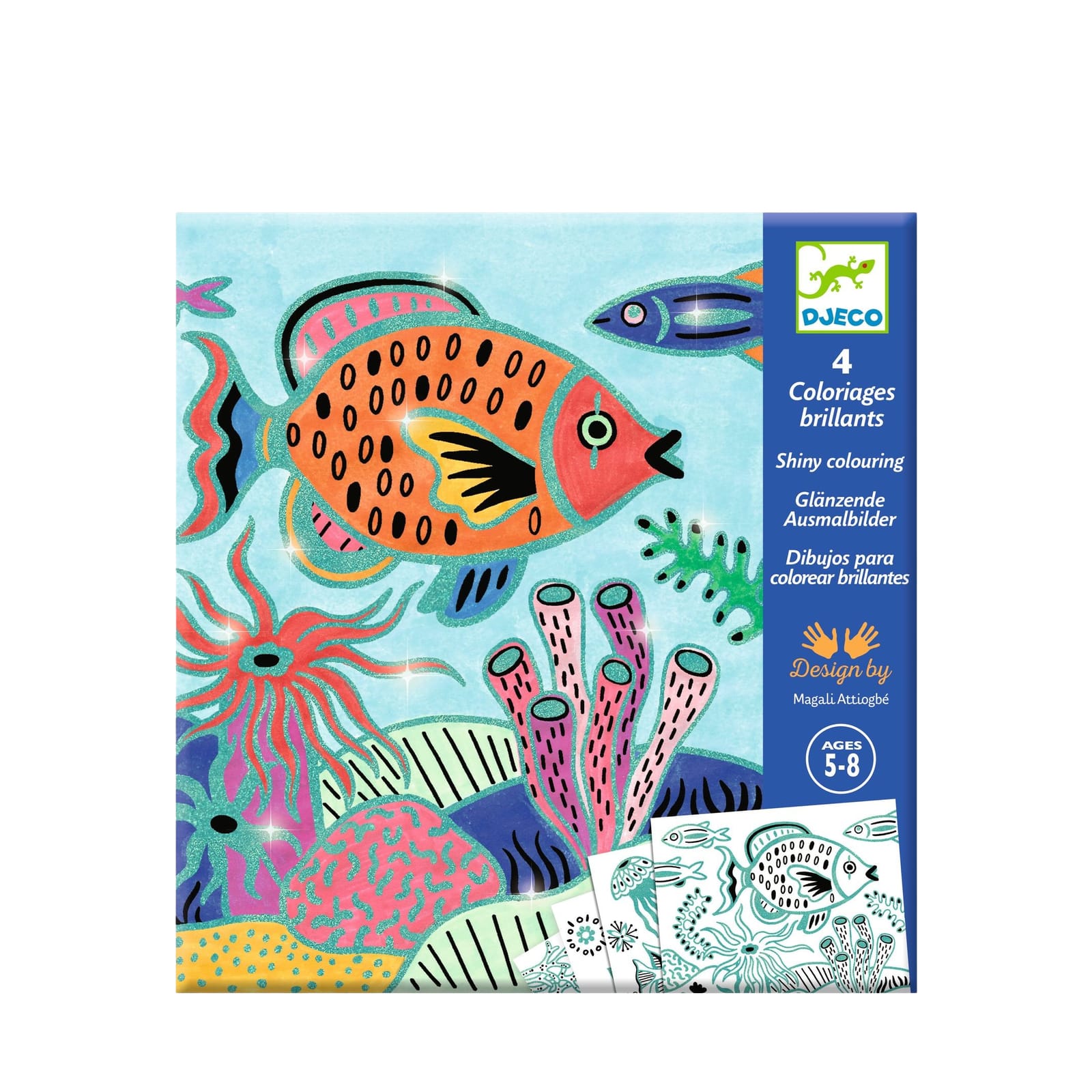 Shiny Colouring Craft Set - Under The Sea