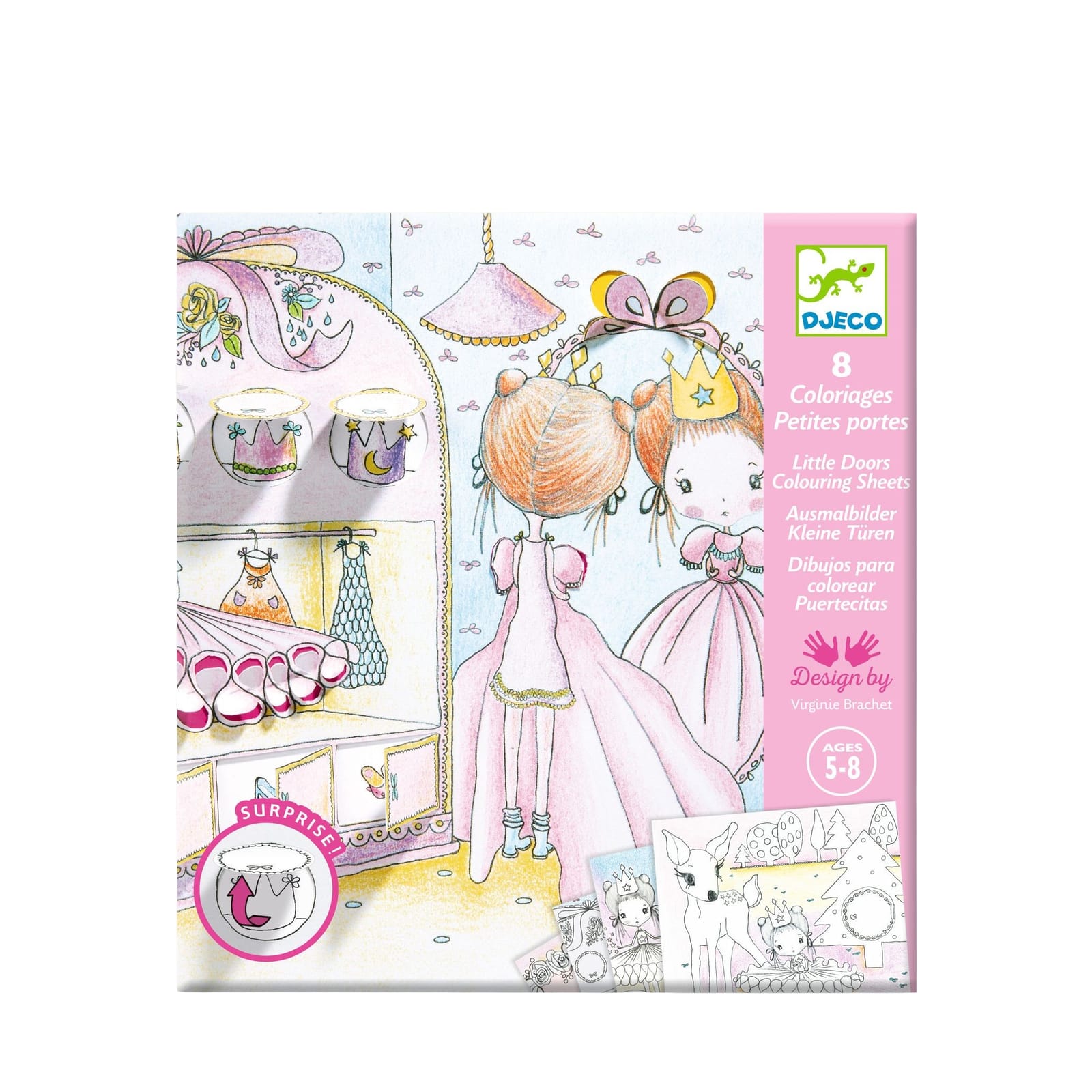Colouring Doors Craft Set - Little Ballerina