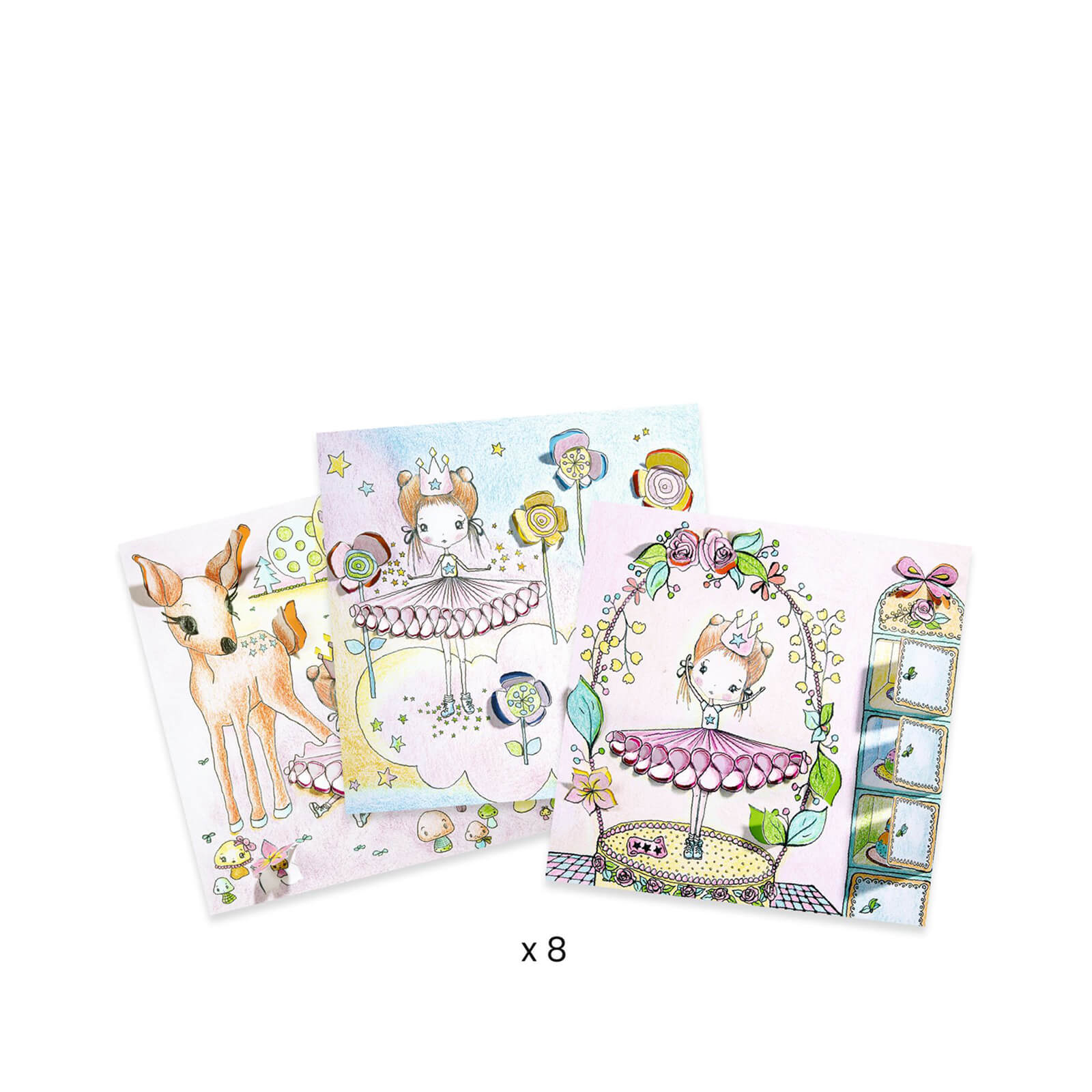 Colouring Doors Craft Set - Little Ballerina