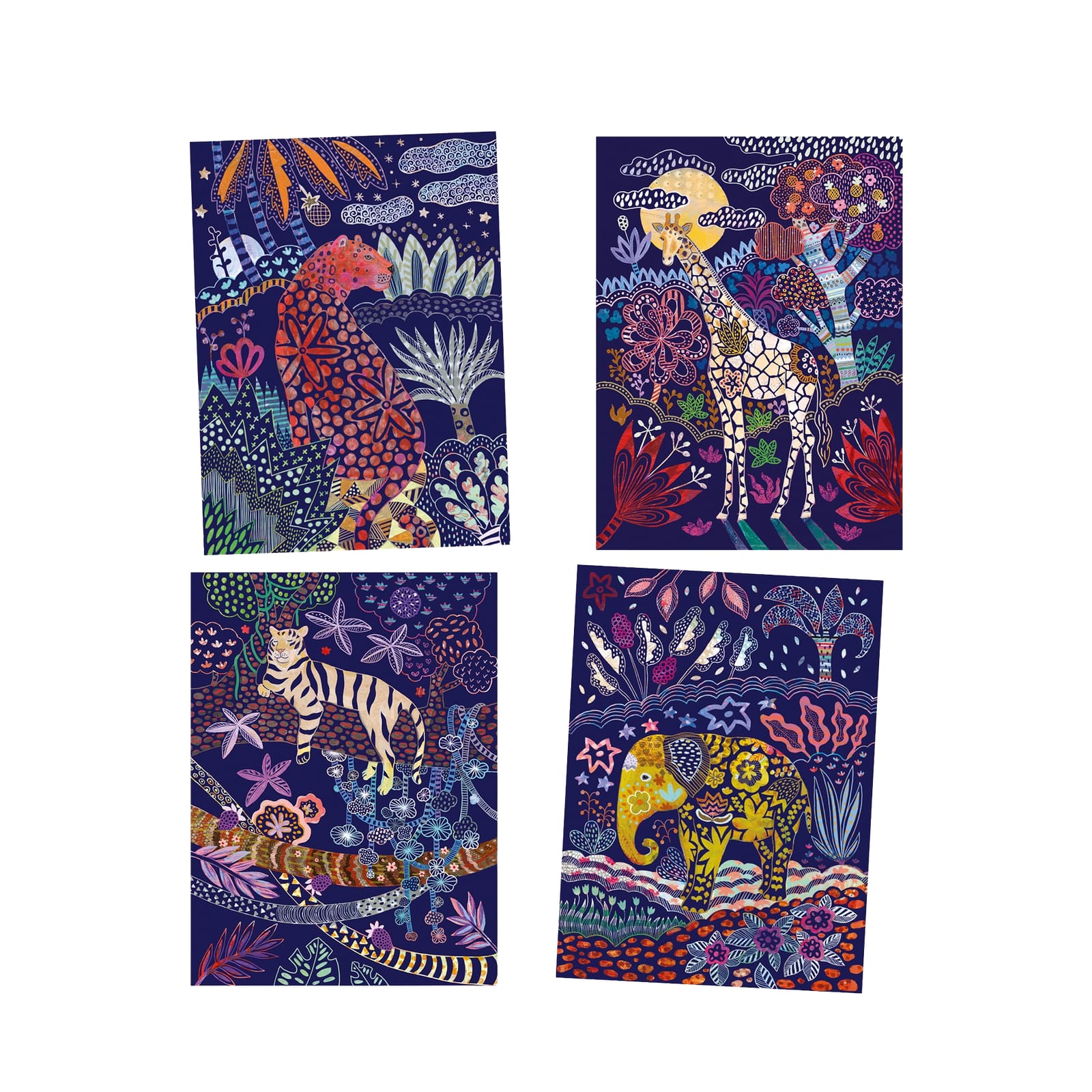 Colour Scratch Boards - Little Nature