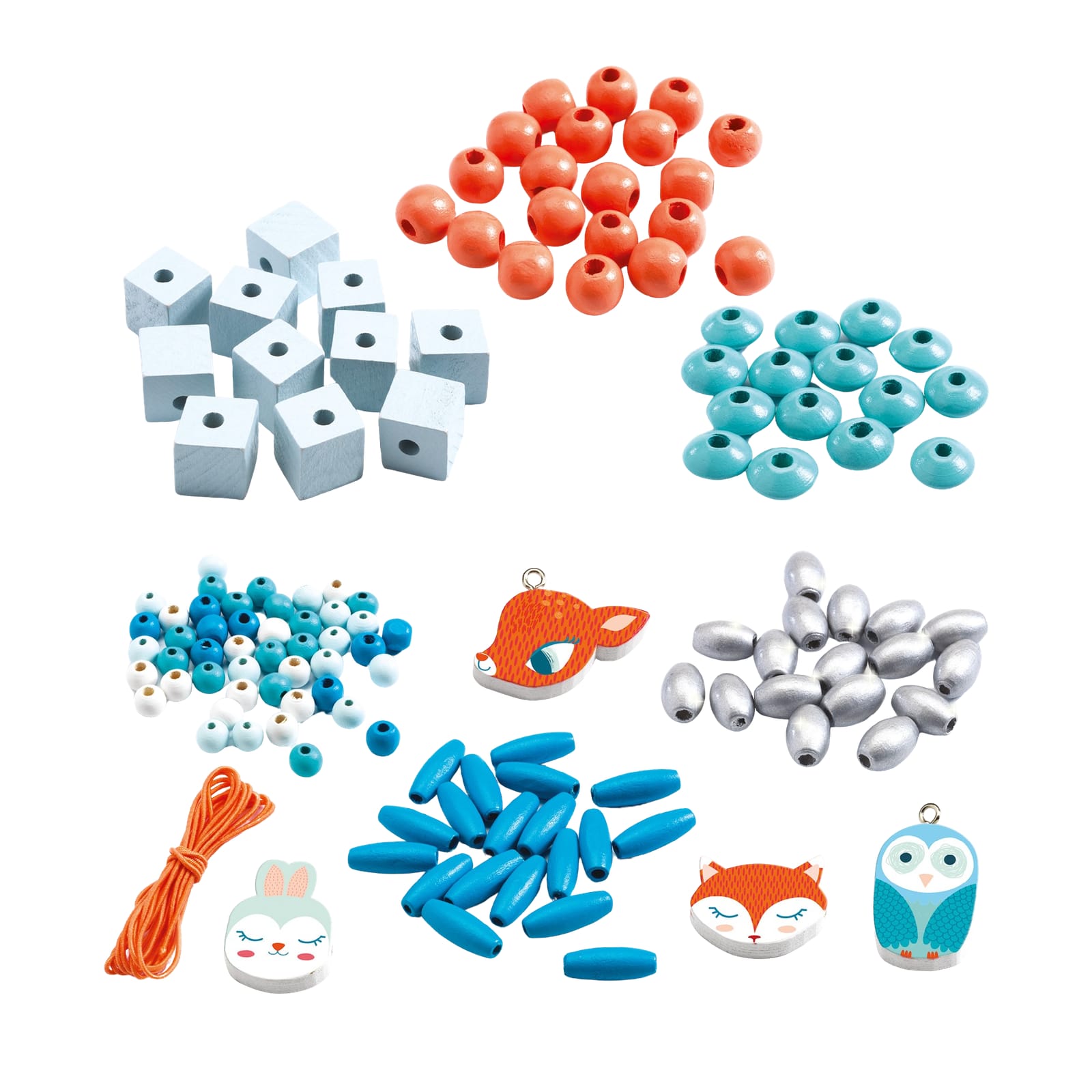 Wooden Beads - Small Animals