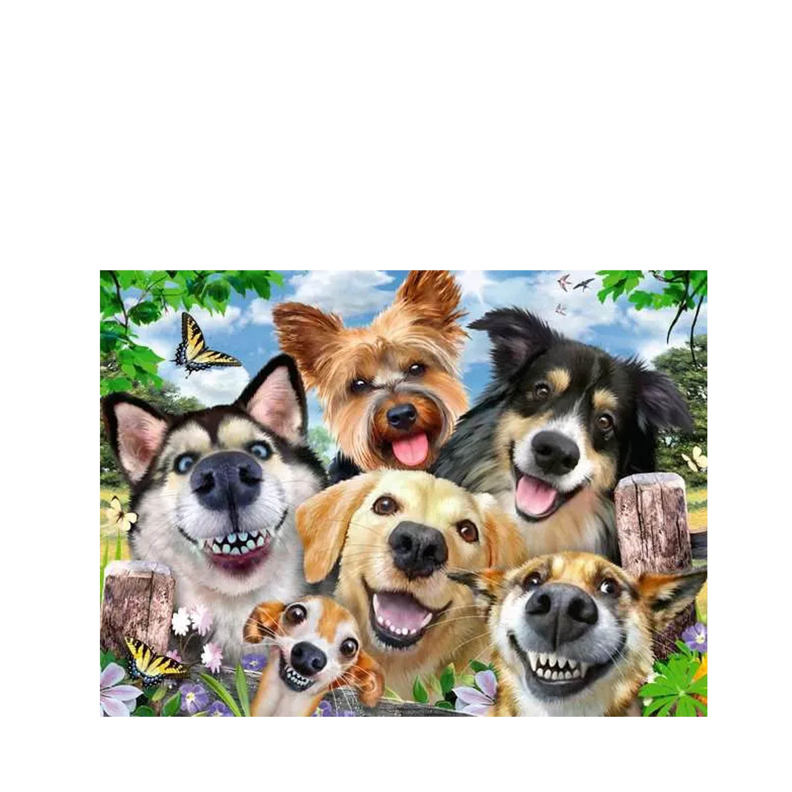 Selfies Dogs Delight - 500 Piece Puzzle