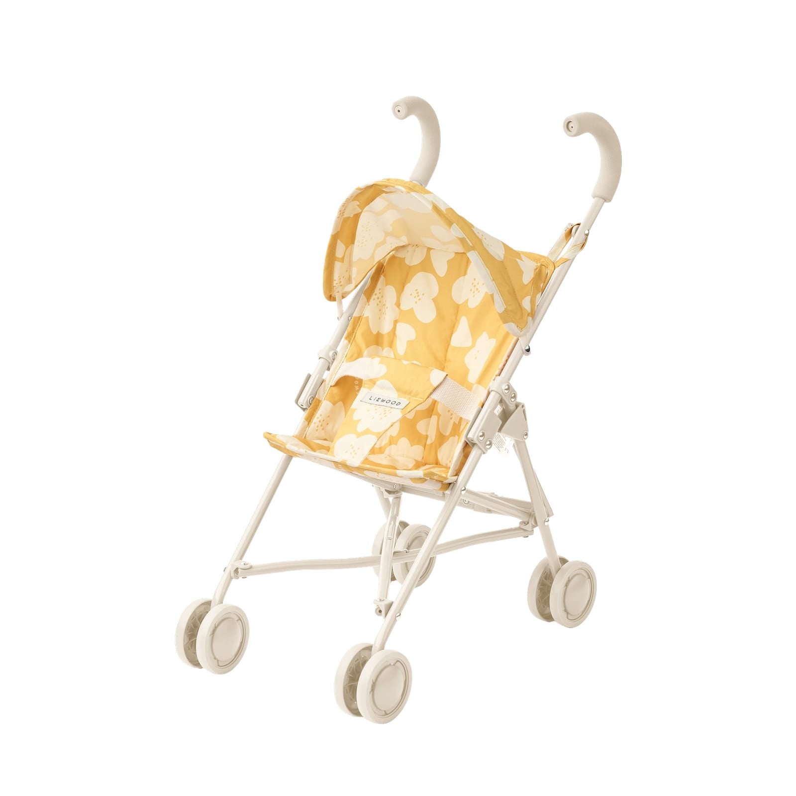Elsie Doll Stroller - Flower Lemon Yellow