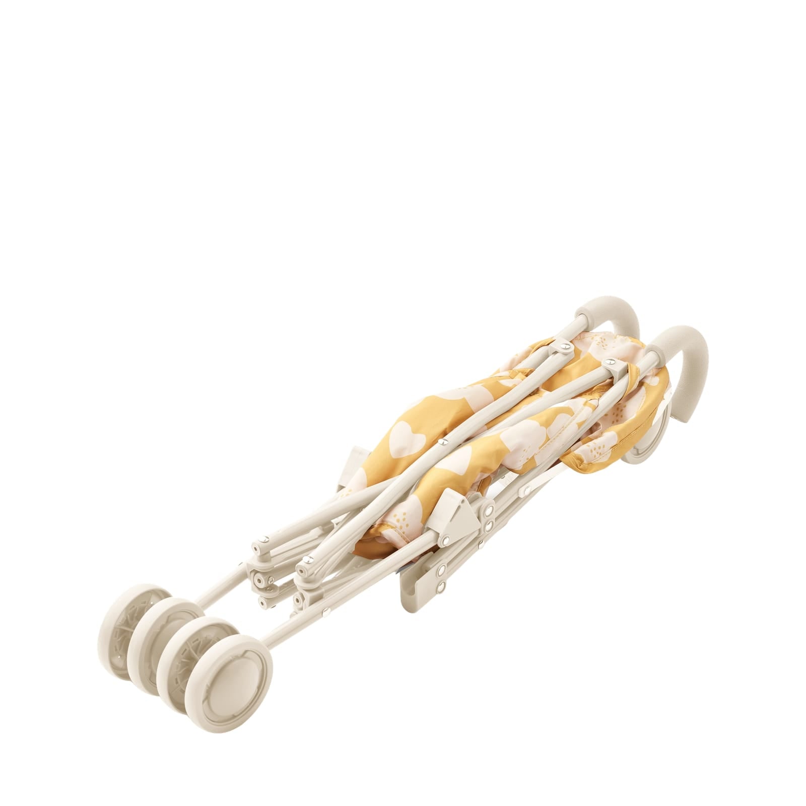 Elsie Doll Stroller - Flower Lemon Yellow