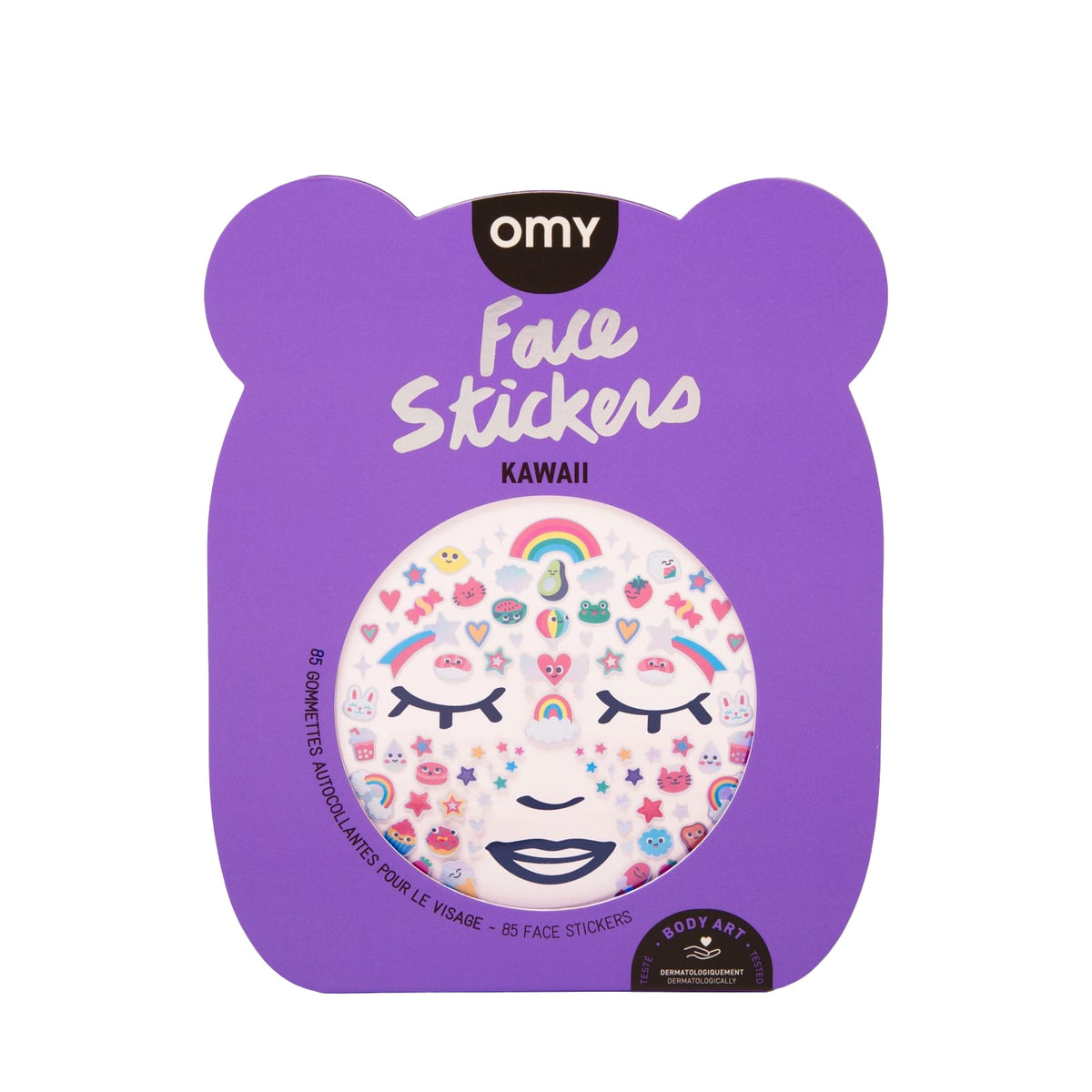 OMY Face Stickers - Kawaii