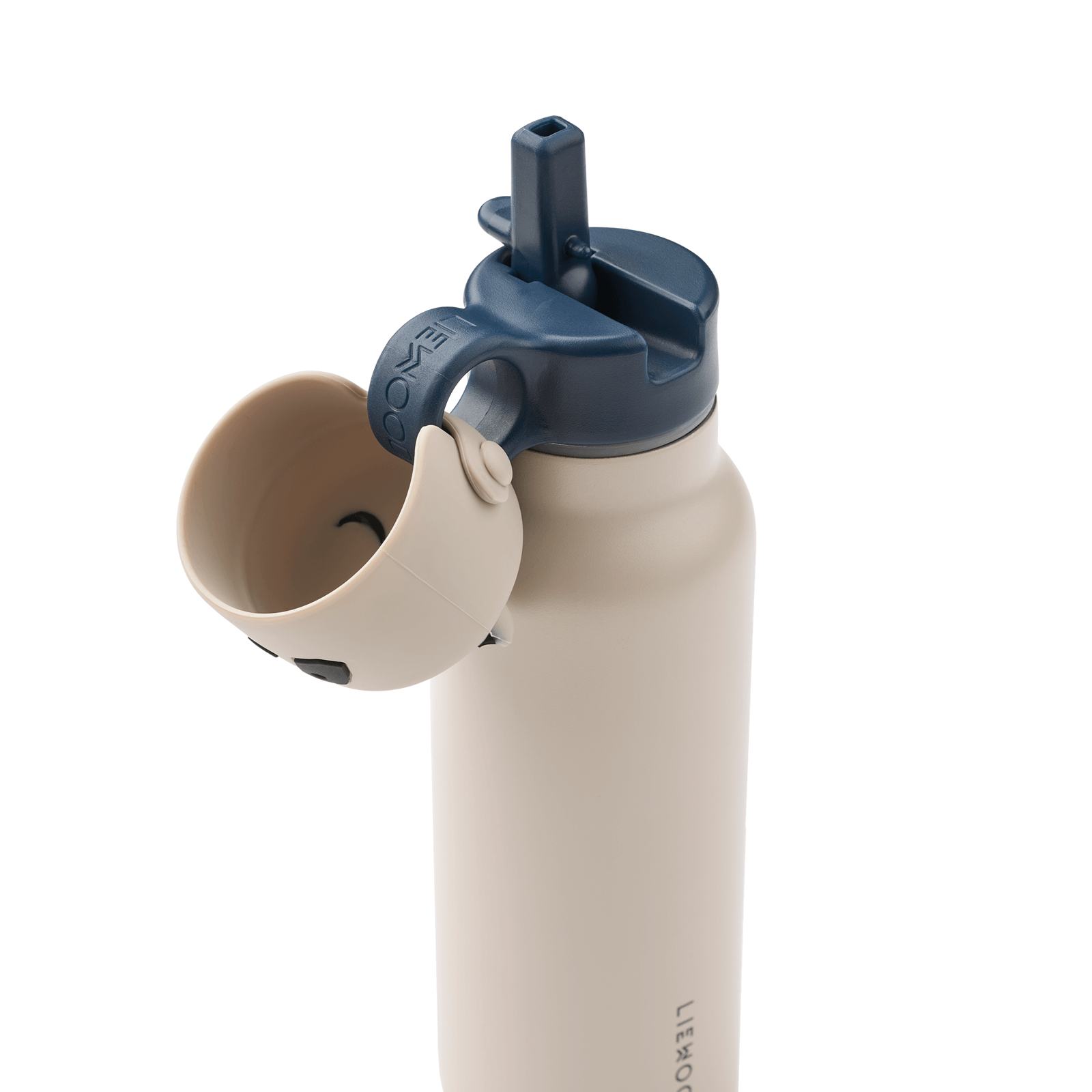 Falk Water Bottle and Panda Lid 350ml - Sandy