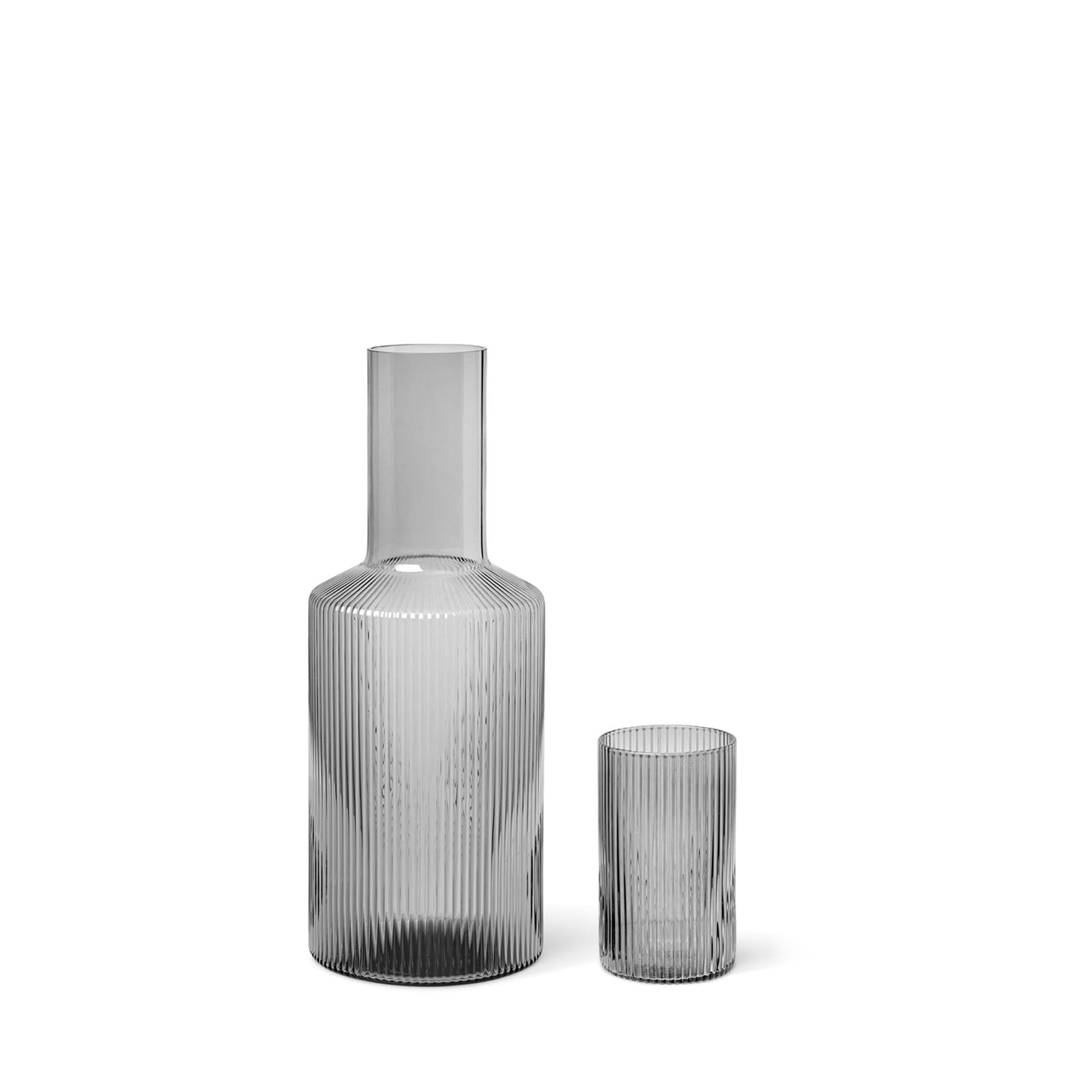 Ripple Carafe - Smoked Grey