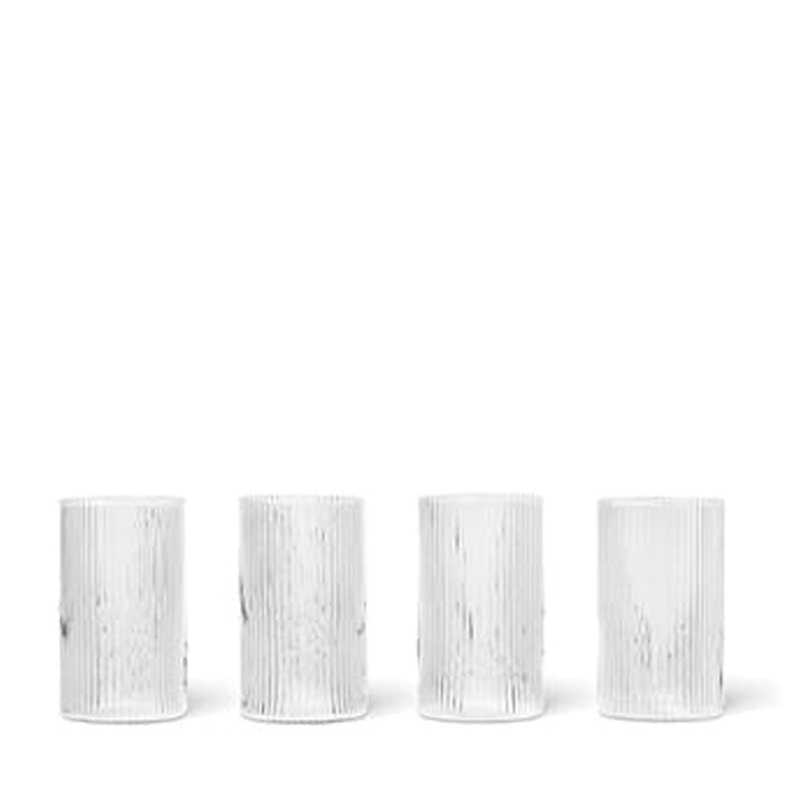 Ripple Verrines - Set of 4 - Clear