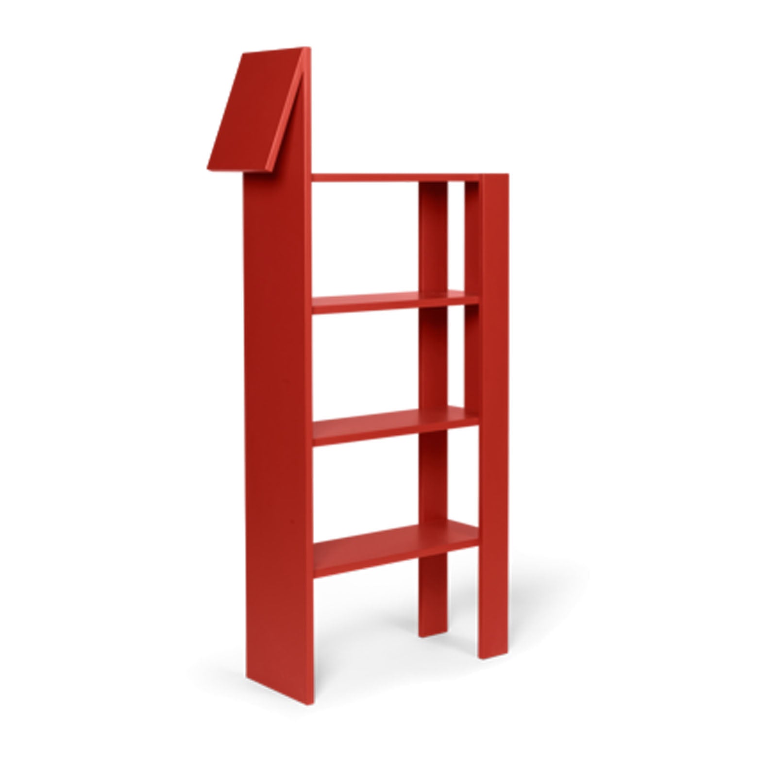 Giraffe Bookcase - Poppy Red