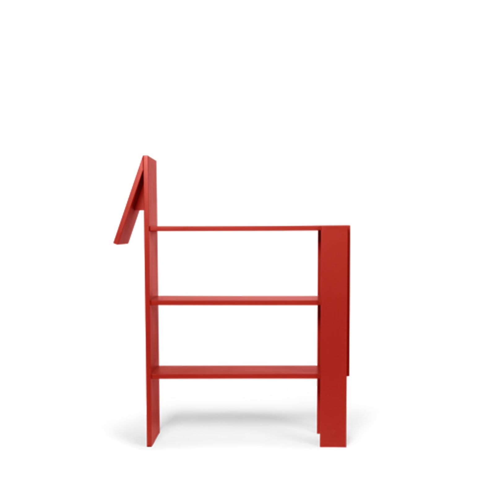 Horse Bookcase - Poppy Red