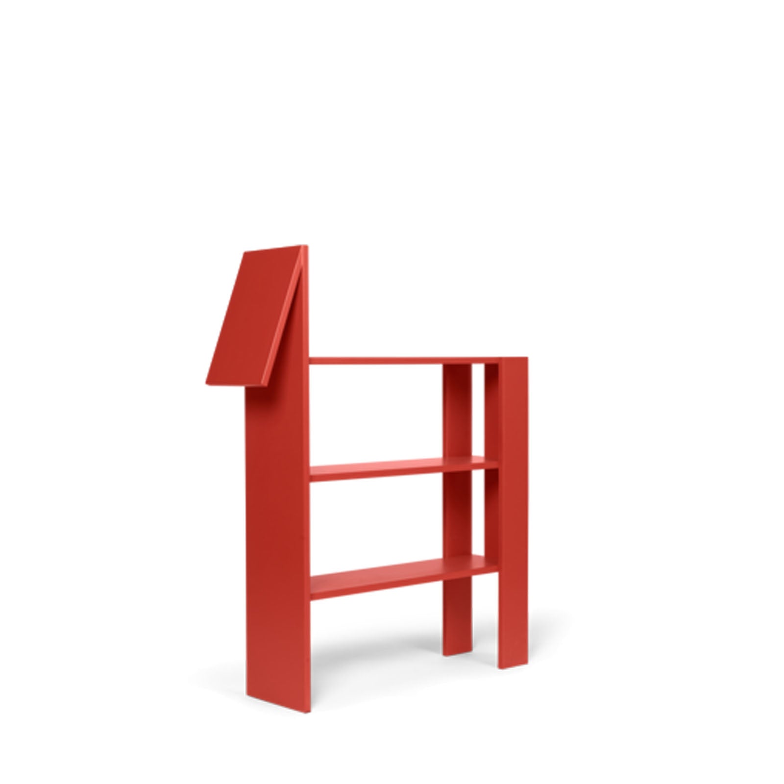 Horse Bookcase - Poppy Red