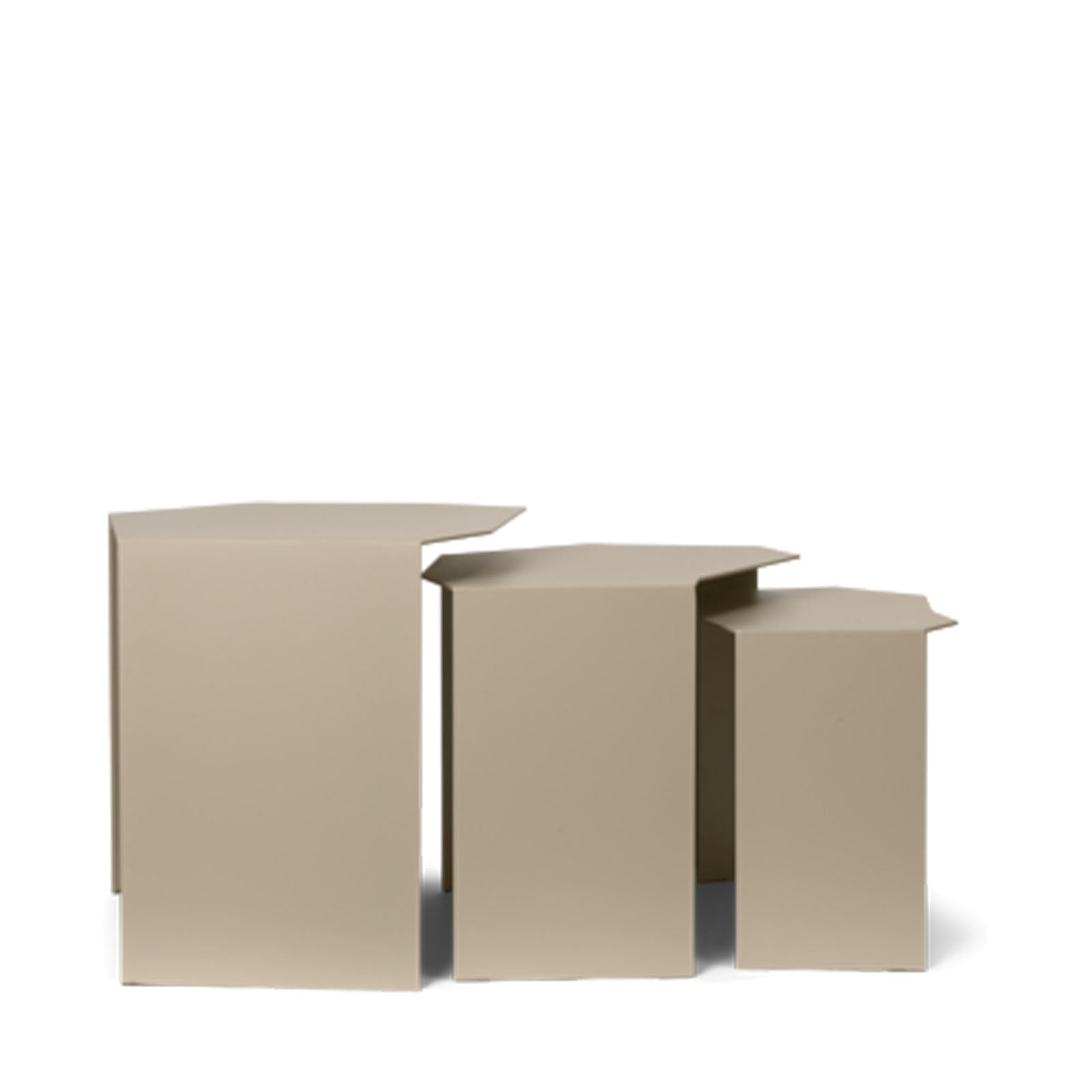 Shard Cluster Tables - Set of 3 - Cashmere