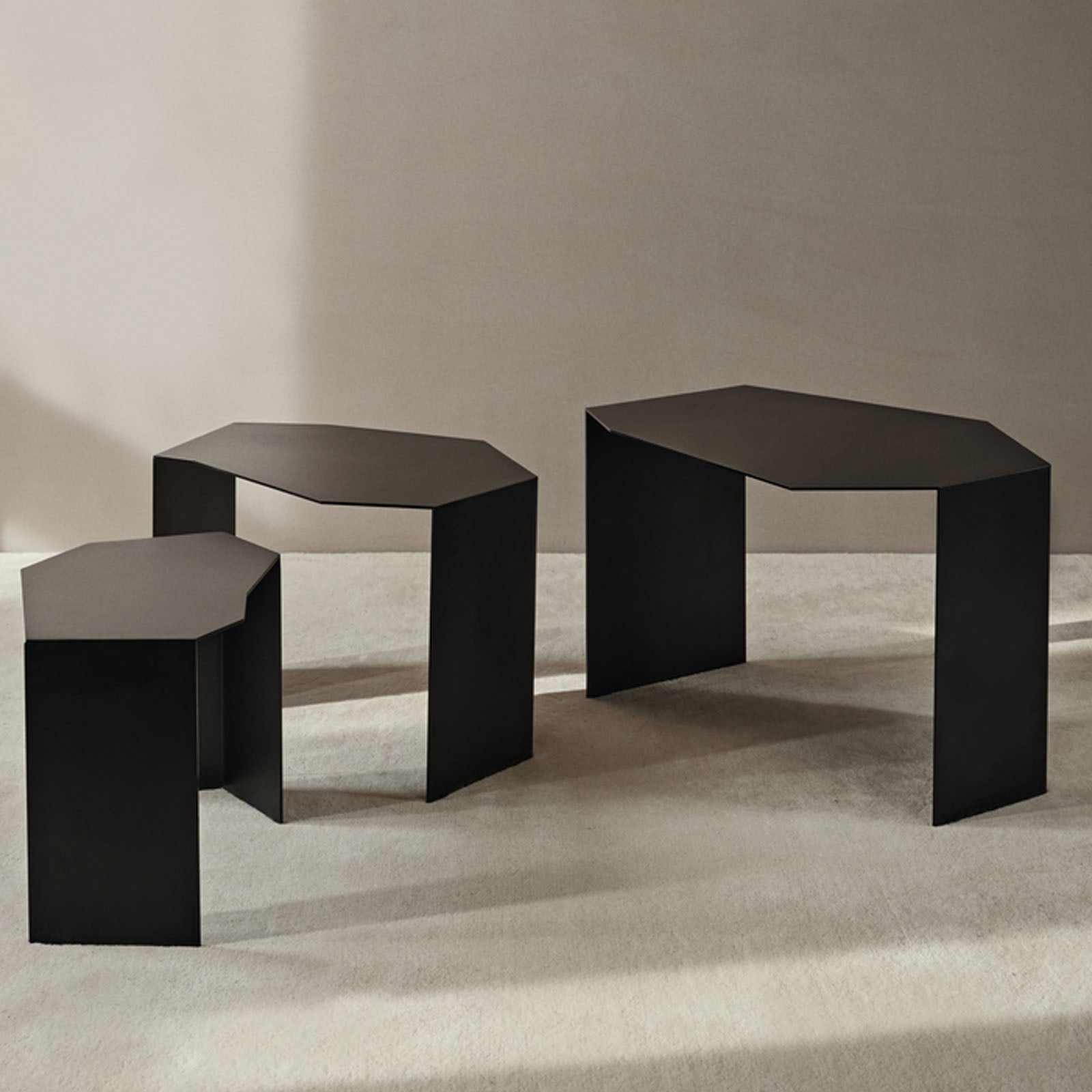 Shard Cluster Tables - Set of 3 - Black