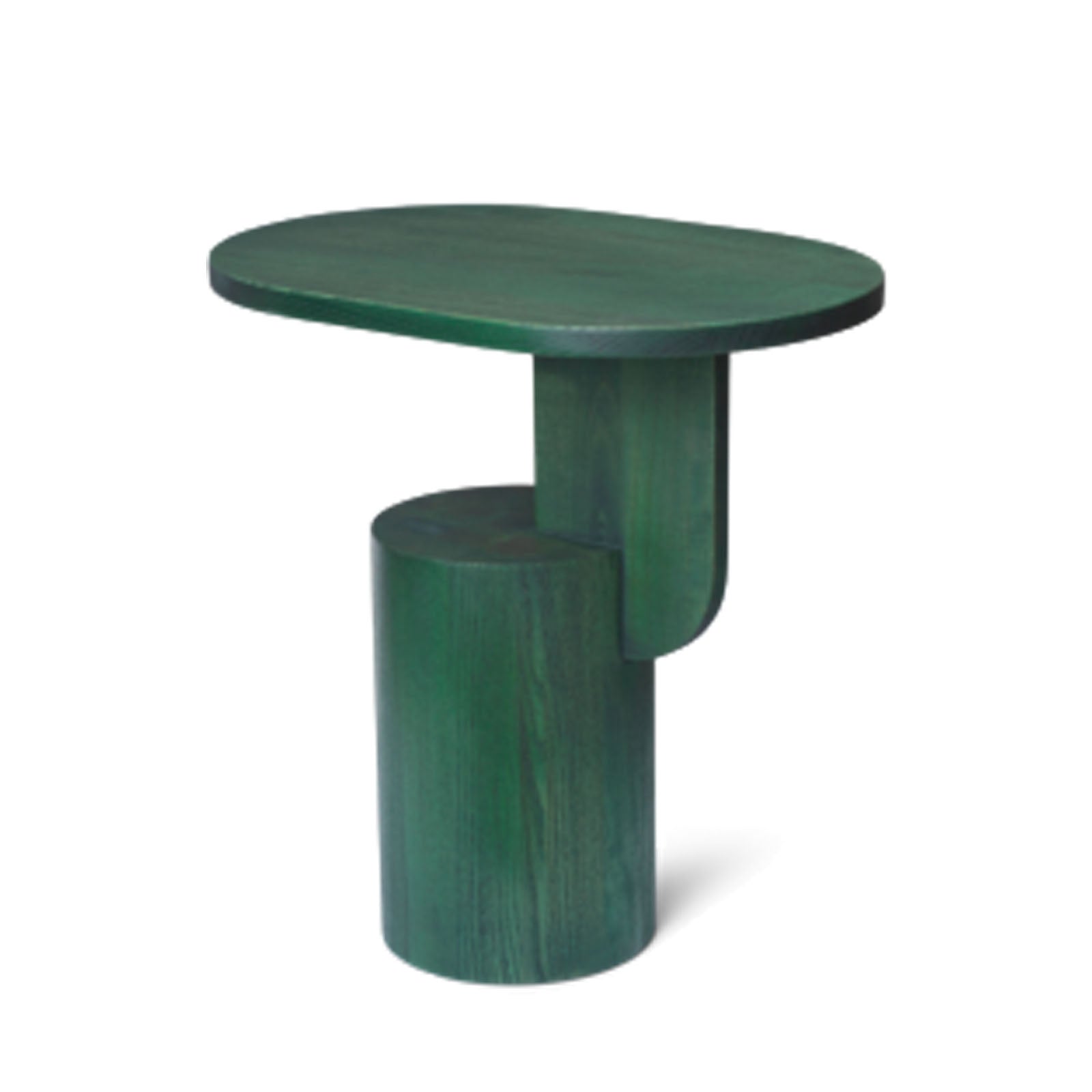 Insert Side Table - Myrtle Green Stained