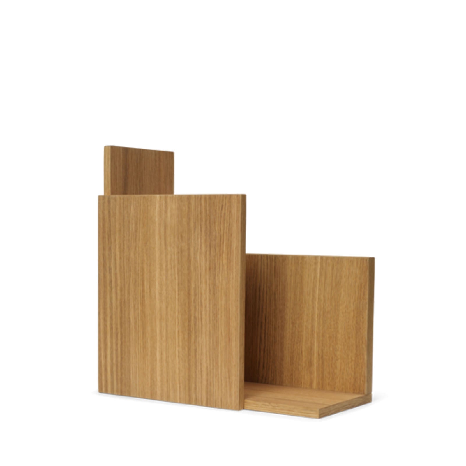 Stagger Shelf - Square - Oiled Oak