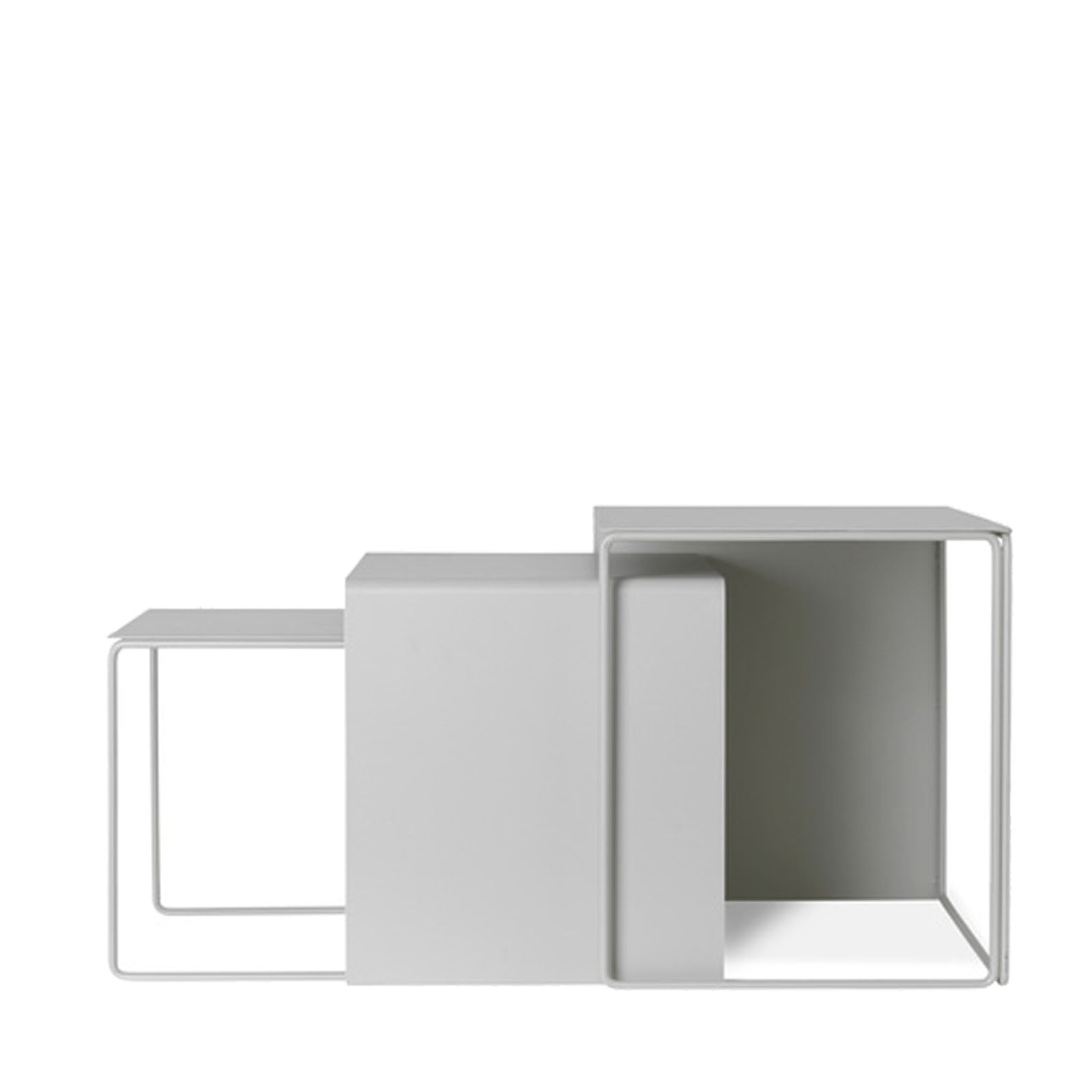 Cluster Tables - Set of 3 - Light Grey