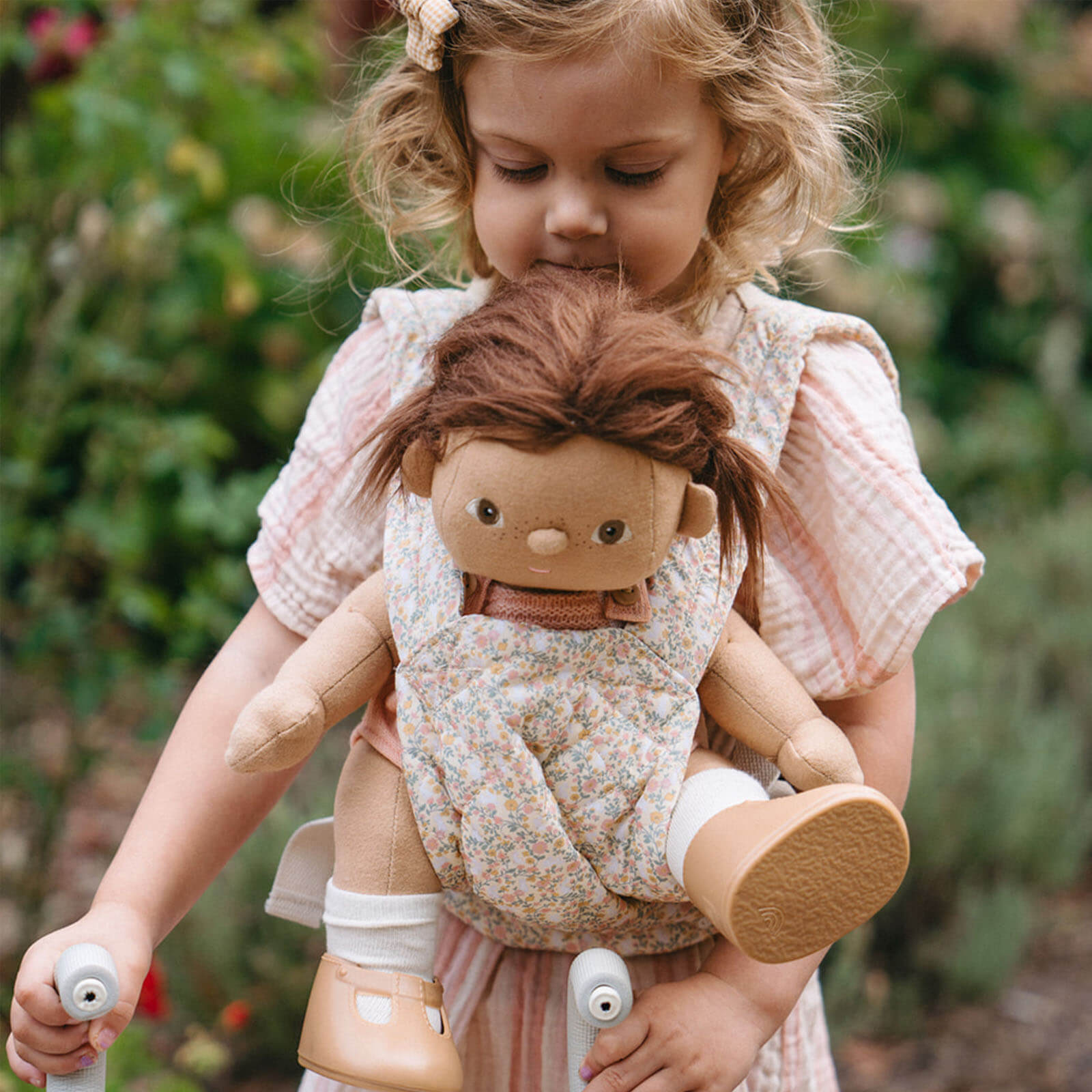 Dinkum Doll Quilted Carrier - Garden Floral