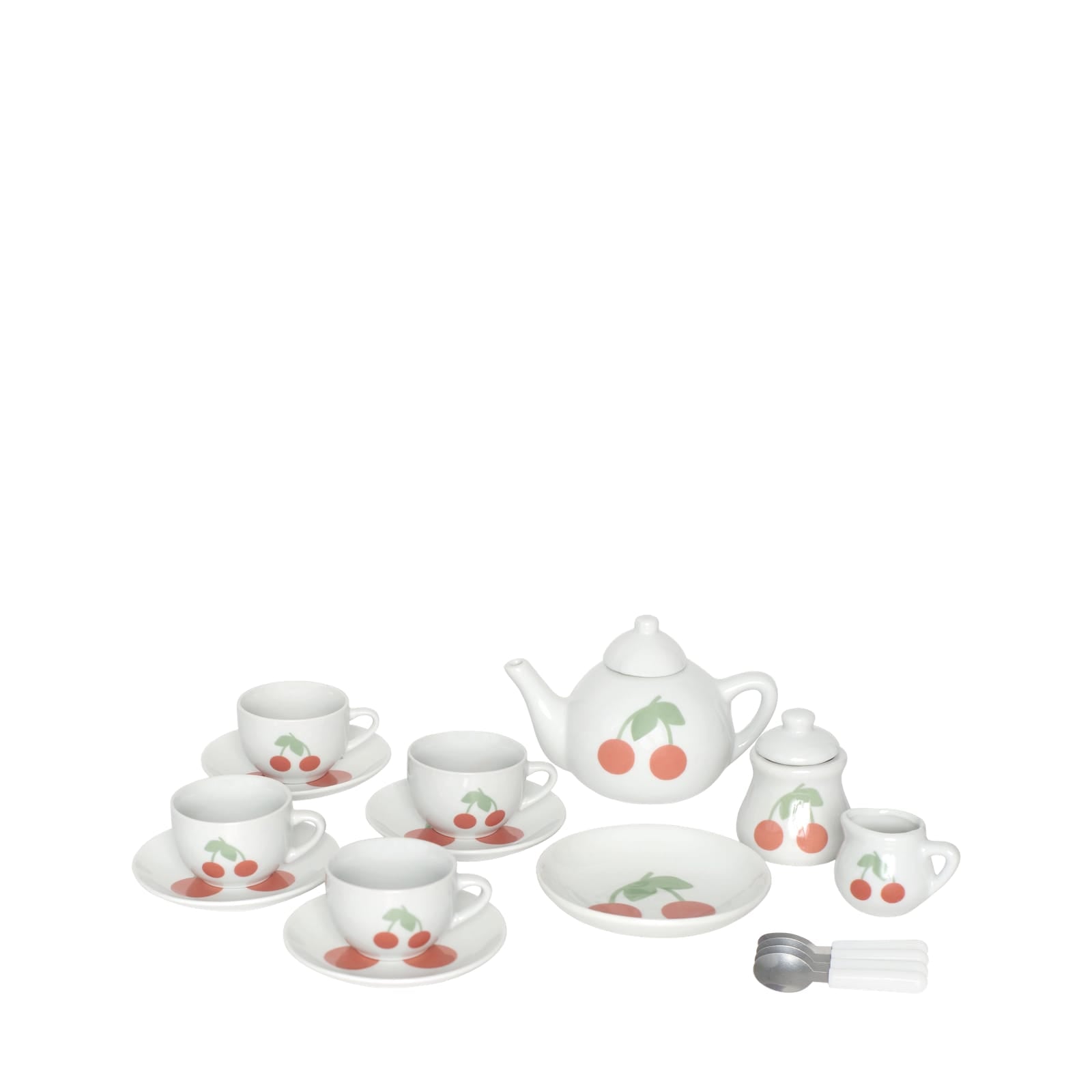 Cherries Porcelain Tea Set