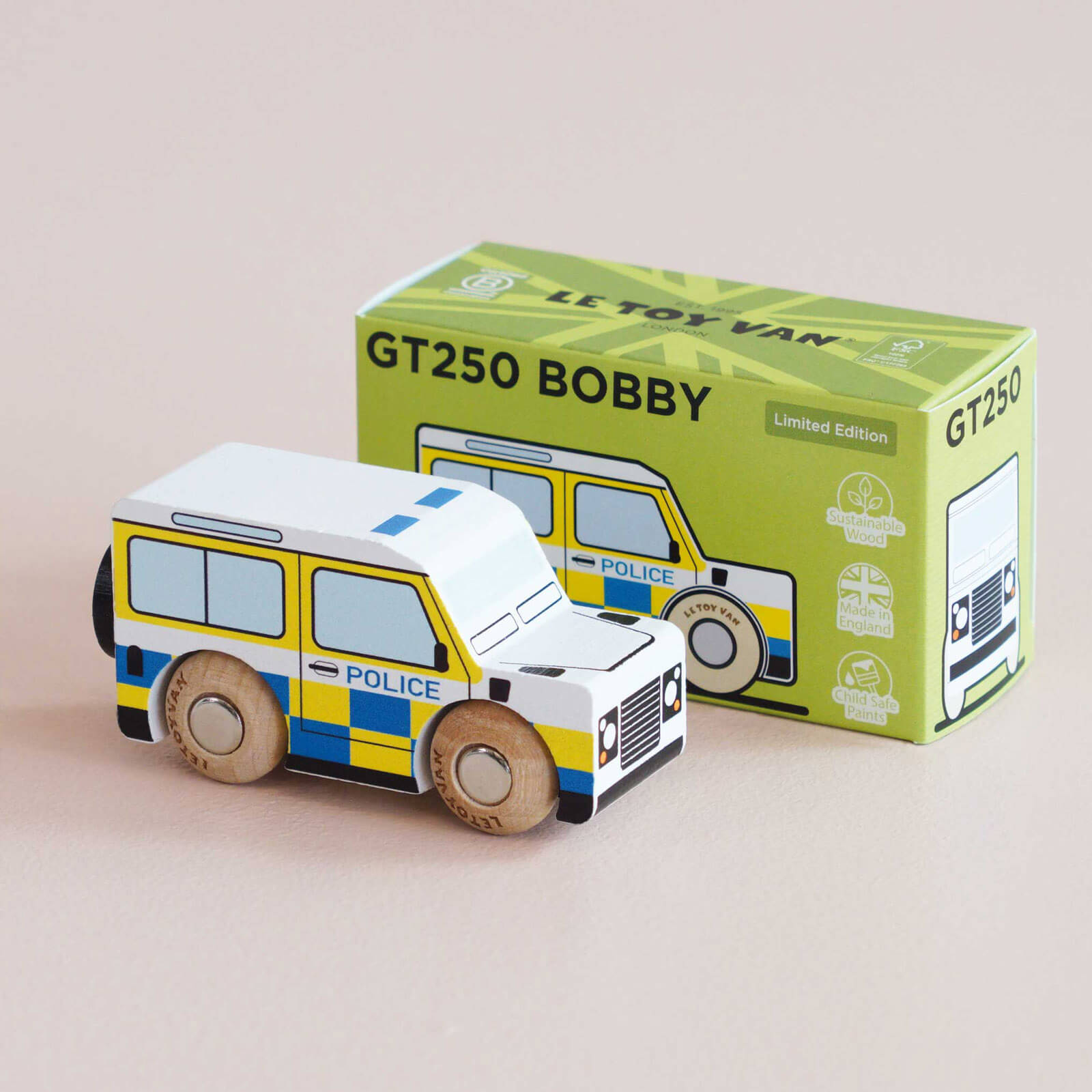 Wooden Police Van - GT250 Bobby