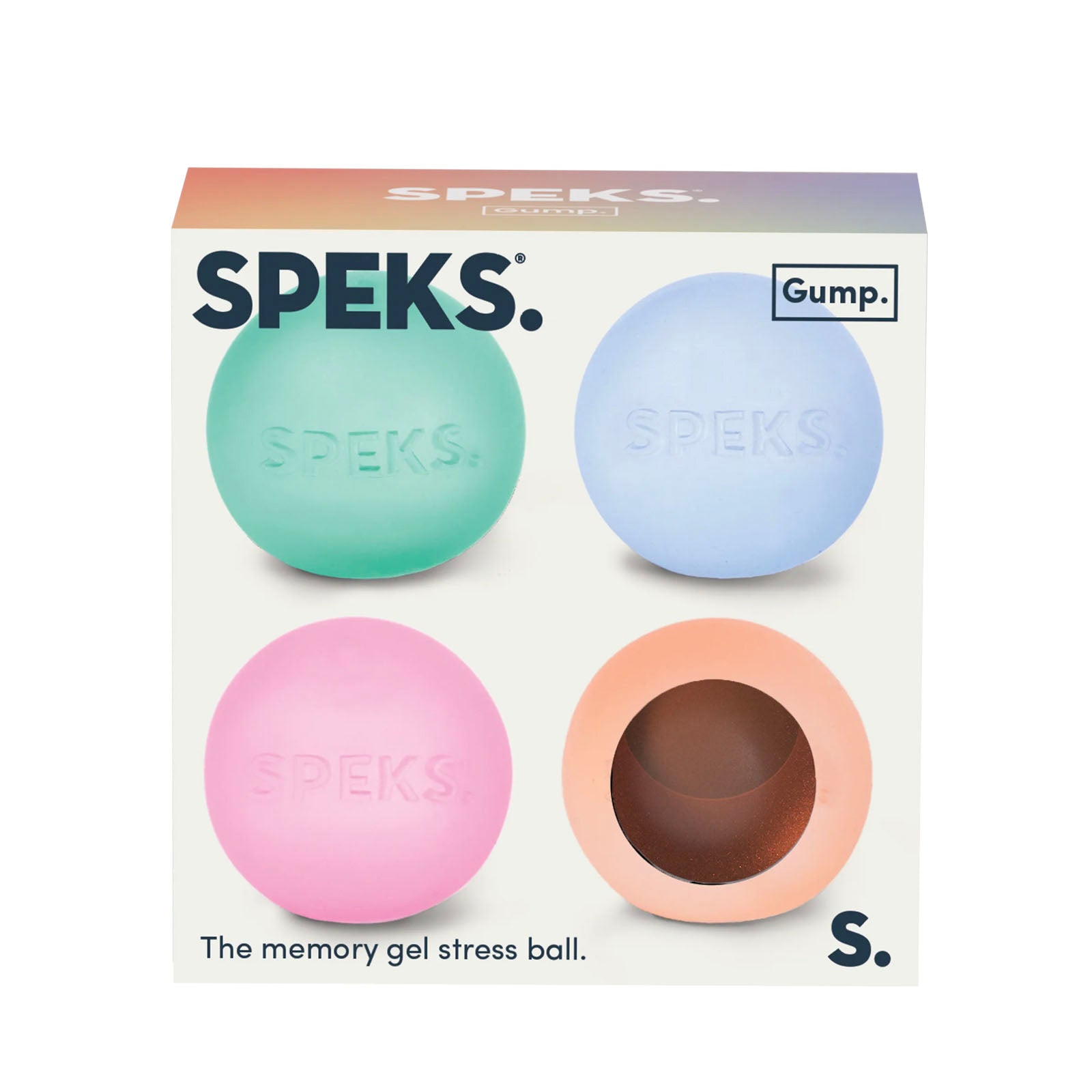 Mini Gump Stress Ball - 4 Pack