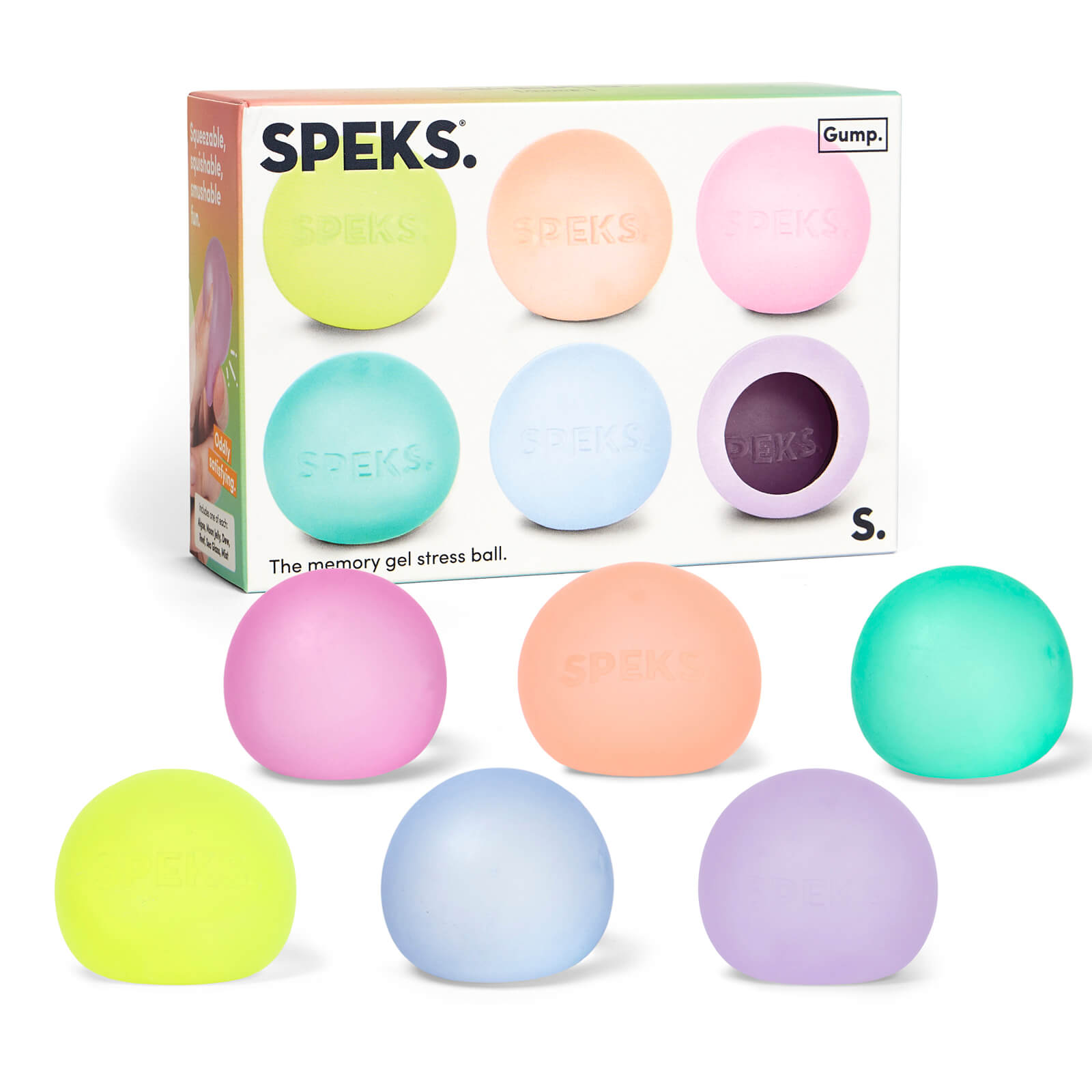 Mini Gump Stress Ball - 6 Pack