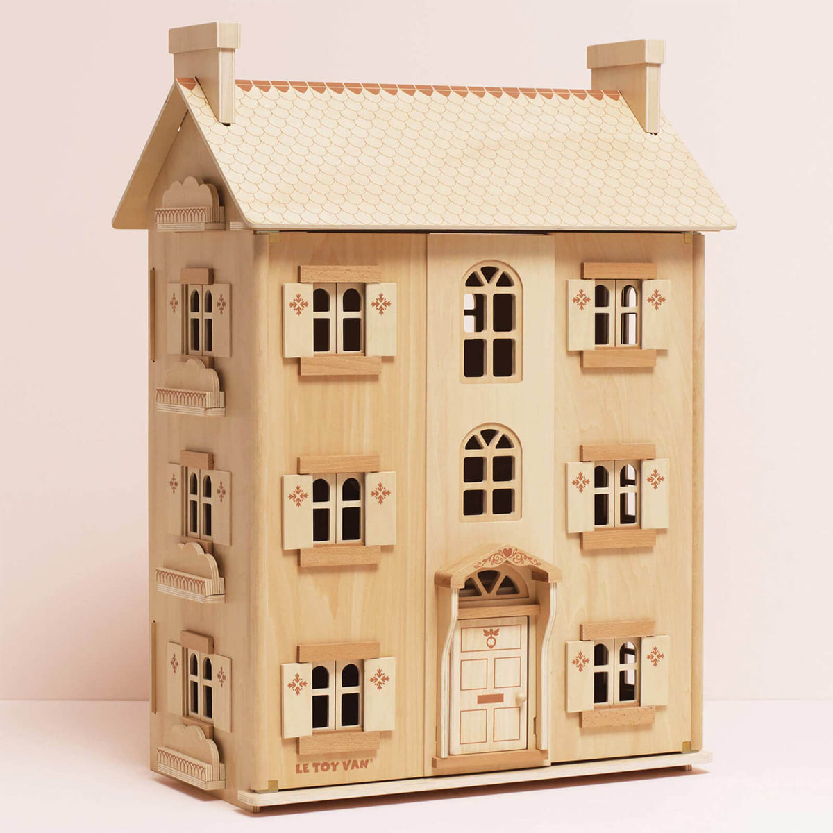 The Grand Natural Wooden Doll House