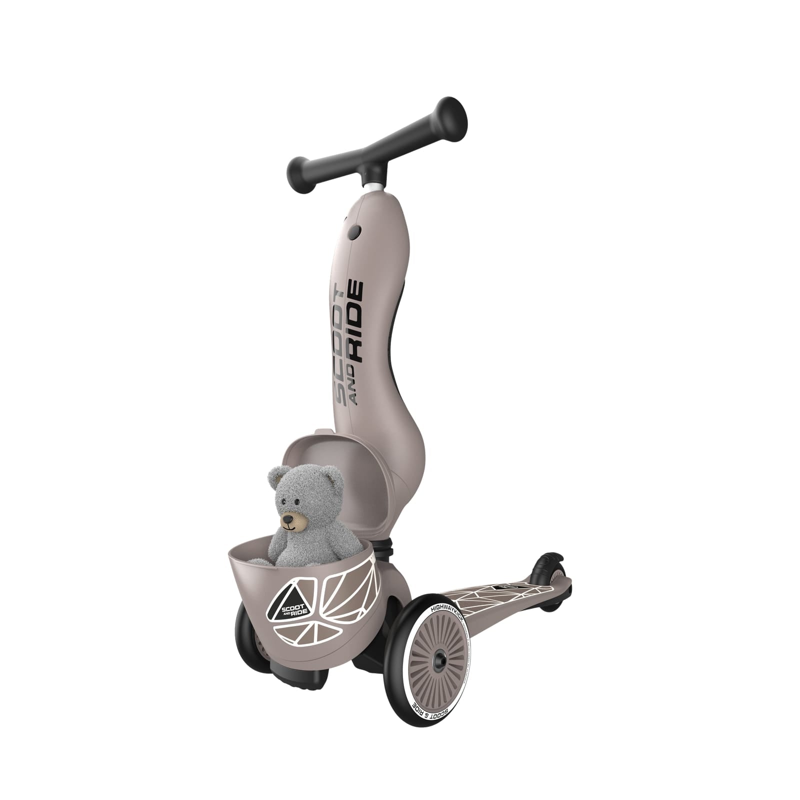 Highwaykick 1 Scooter - Brown Lines