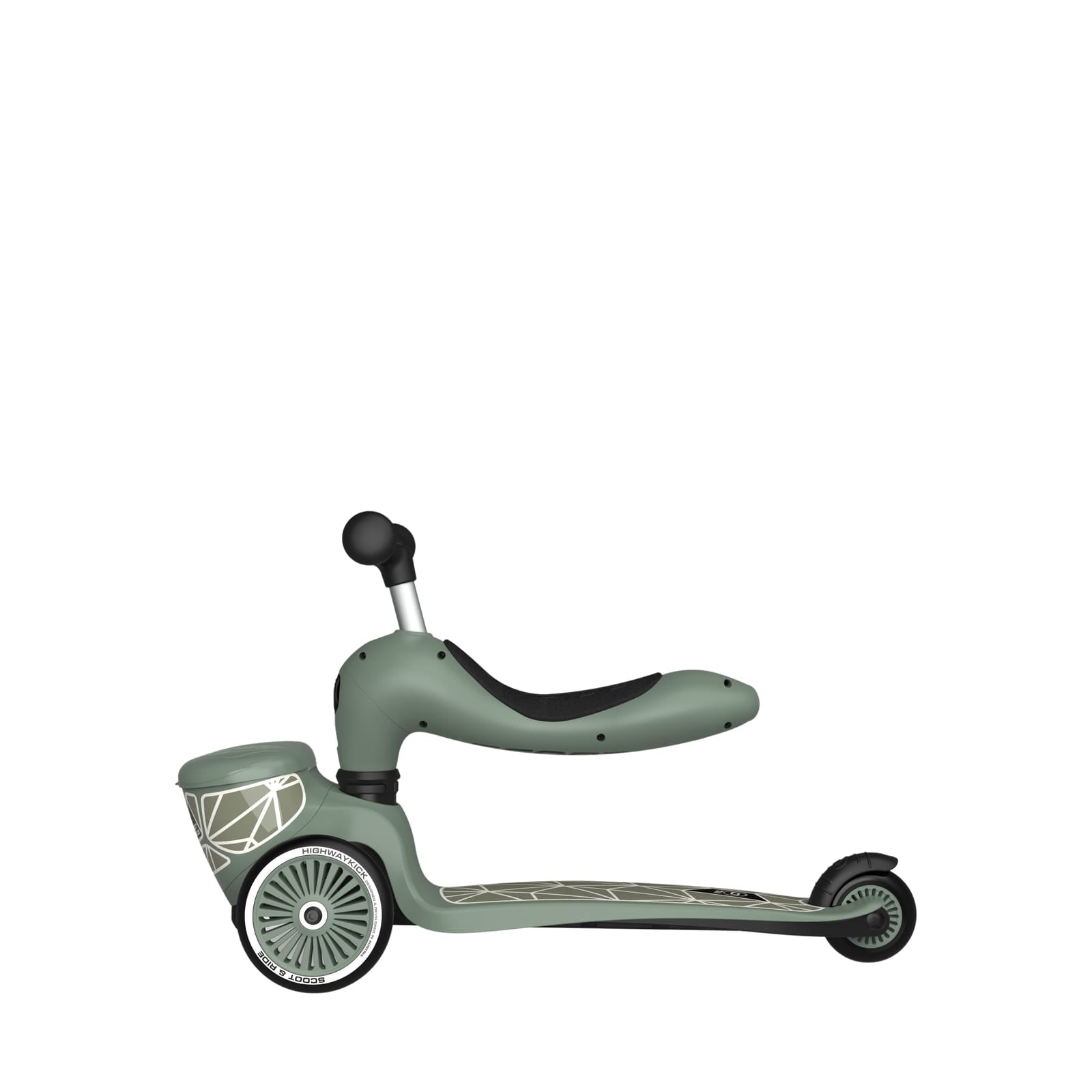Highwaykick 1 Scooter - Green Lines