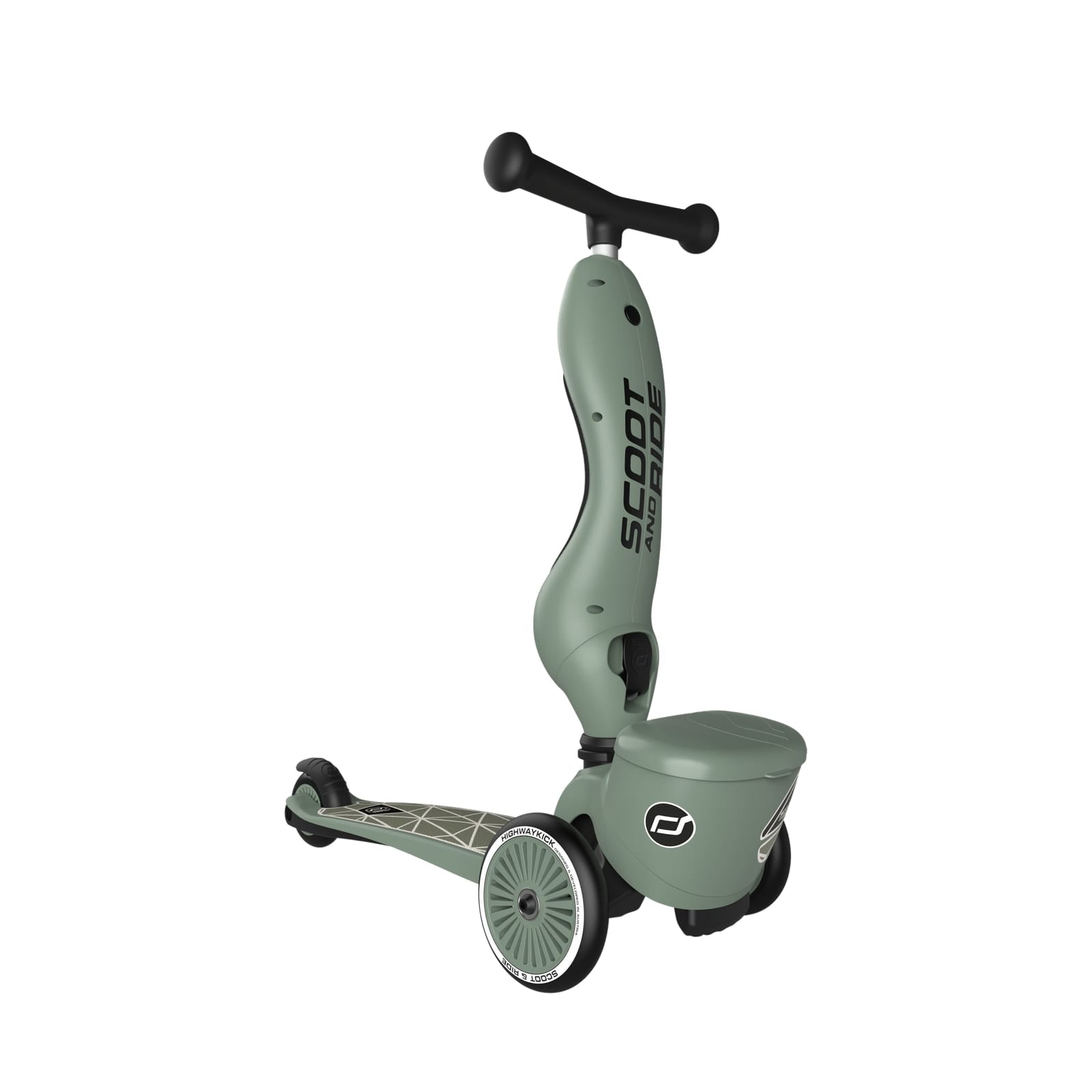 Highwaykick 1 Scooter - Green Lines