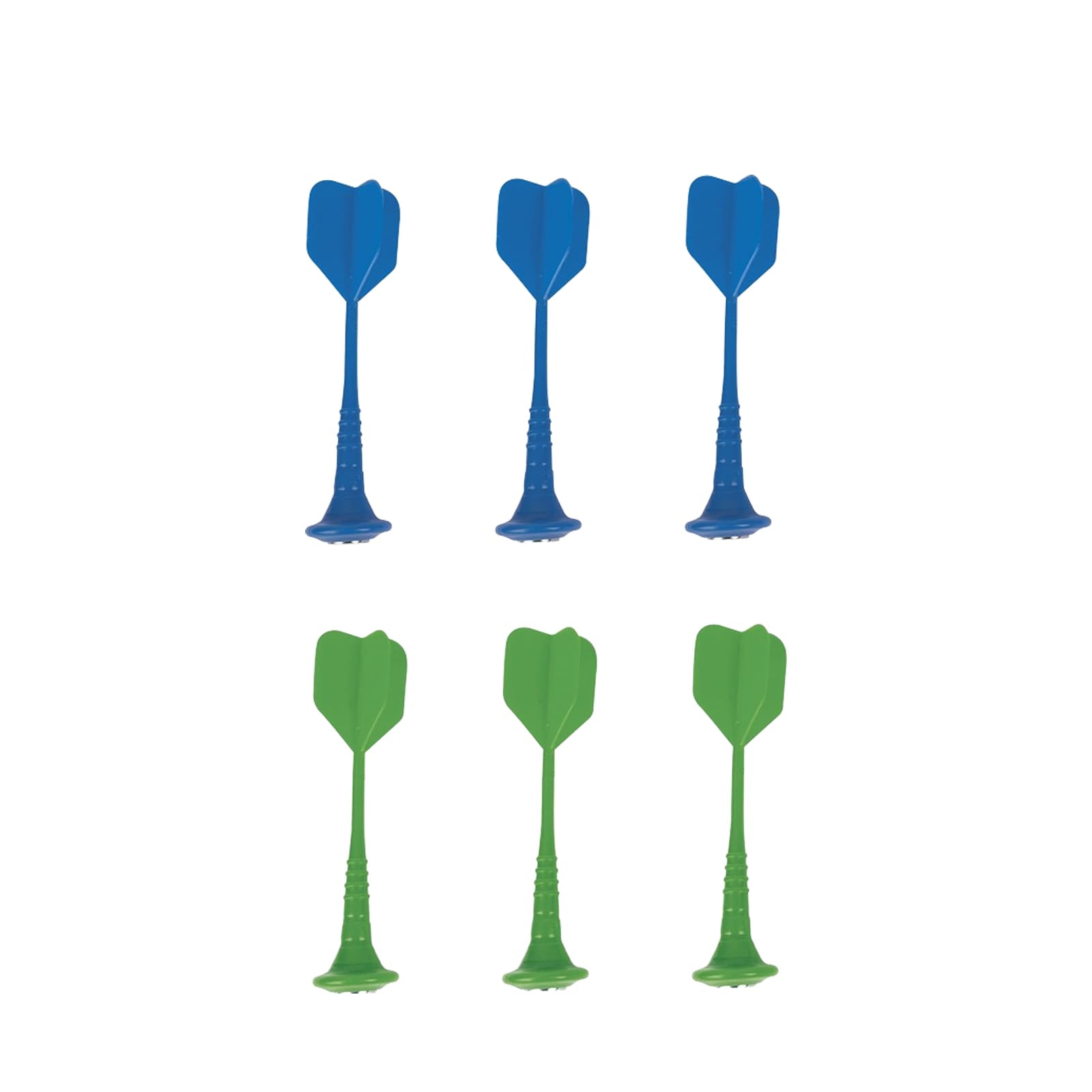 6 Magnetic Darts - Green and Blue