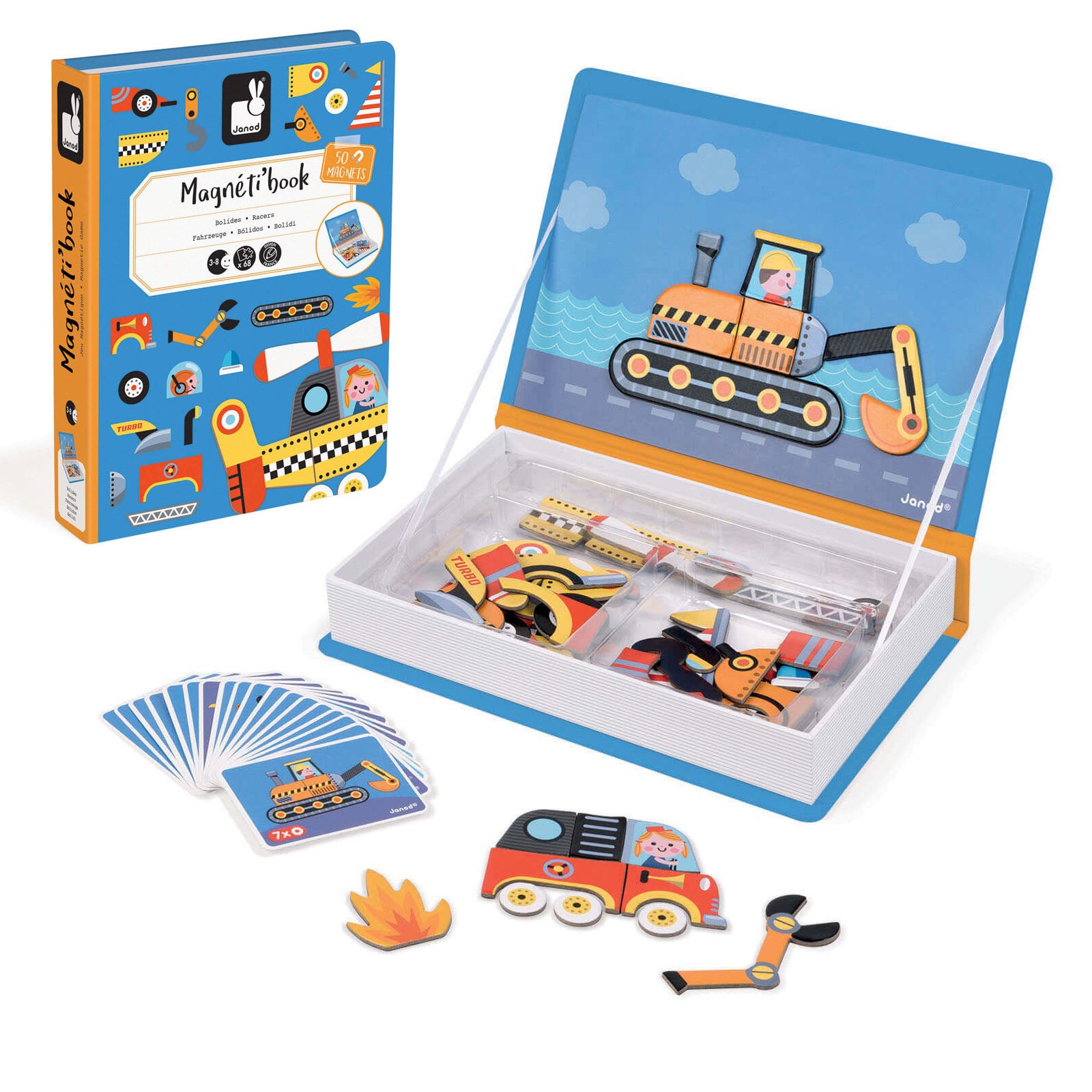 Magnetic Book - Racers