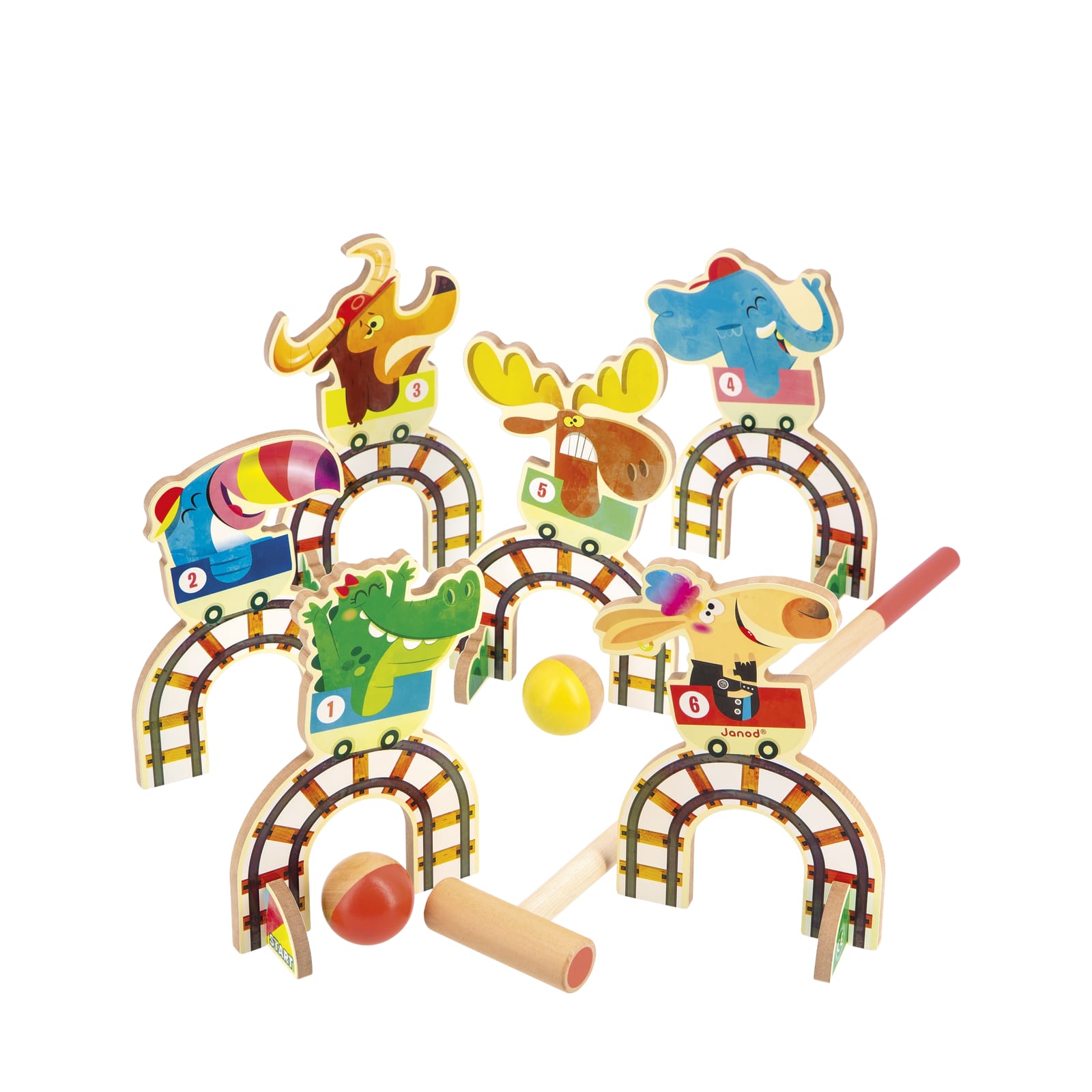 Rollercoaster Croquet Set