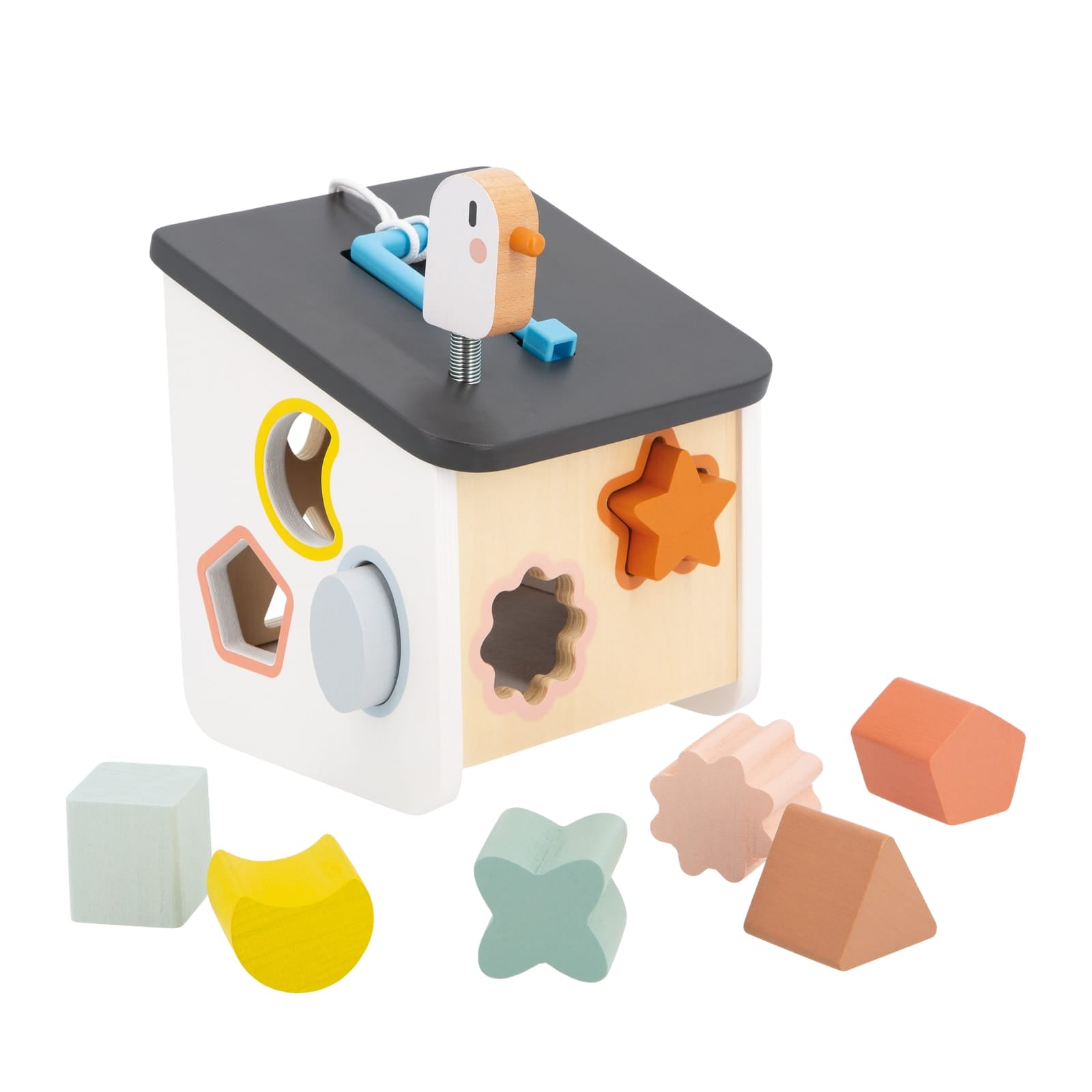 Bird House Shape Sorter - Sweet Cocoon