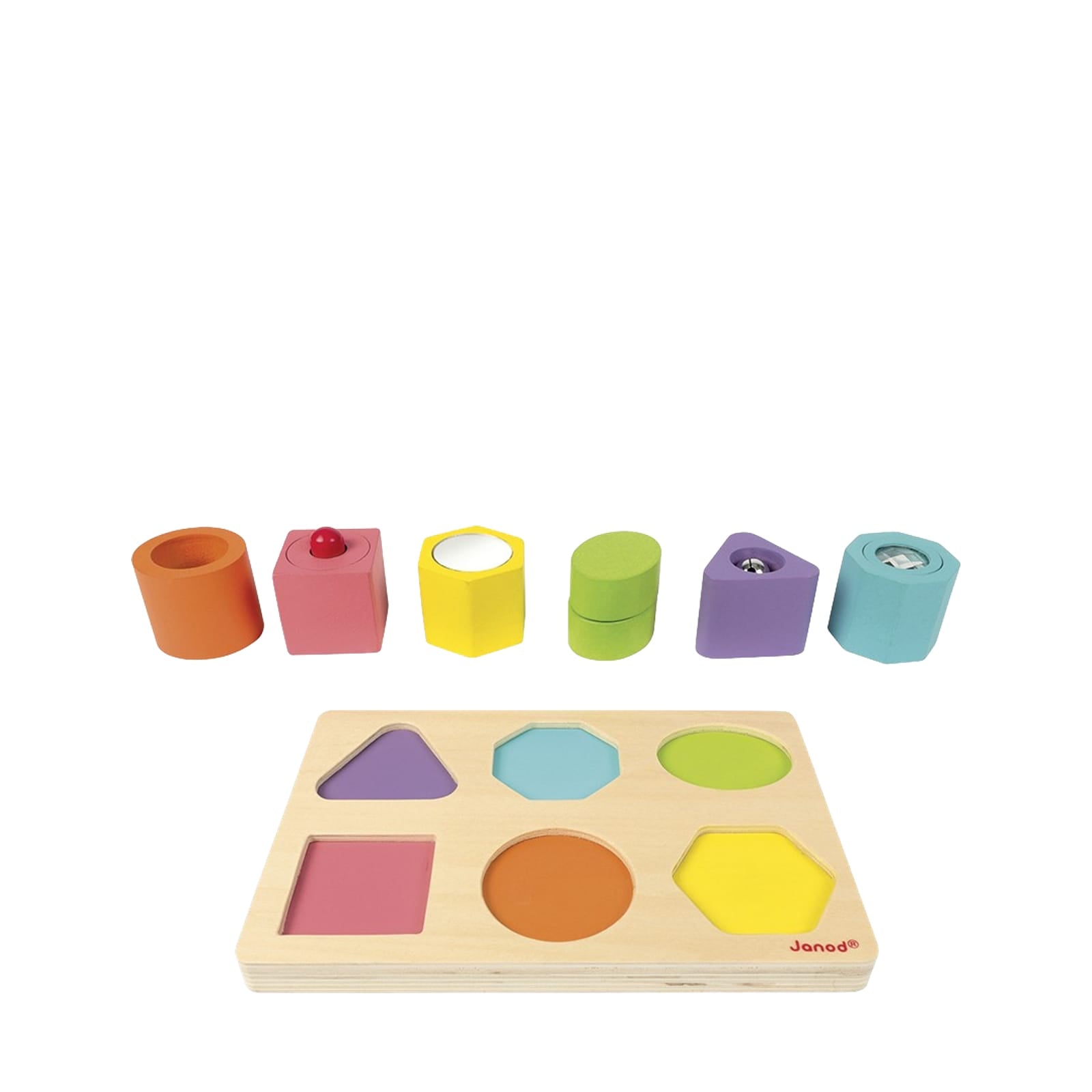 Shapes and Sounds 6 Block Puzzle